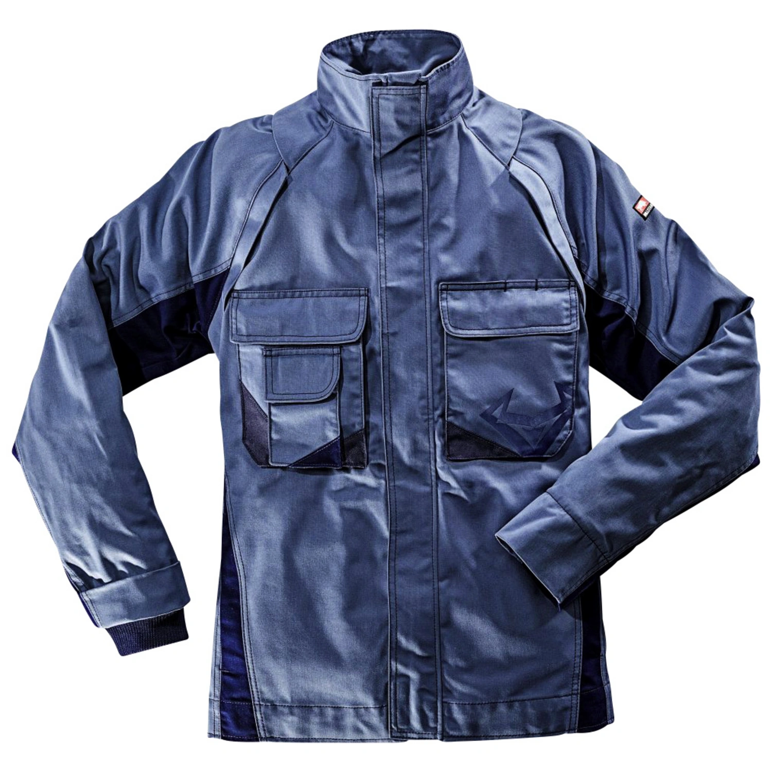 Arbeitsjacke, taubenblau/marine, Polyester/Baumwolle, Gr. XXL