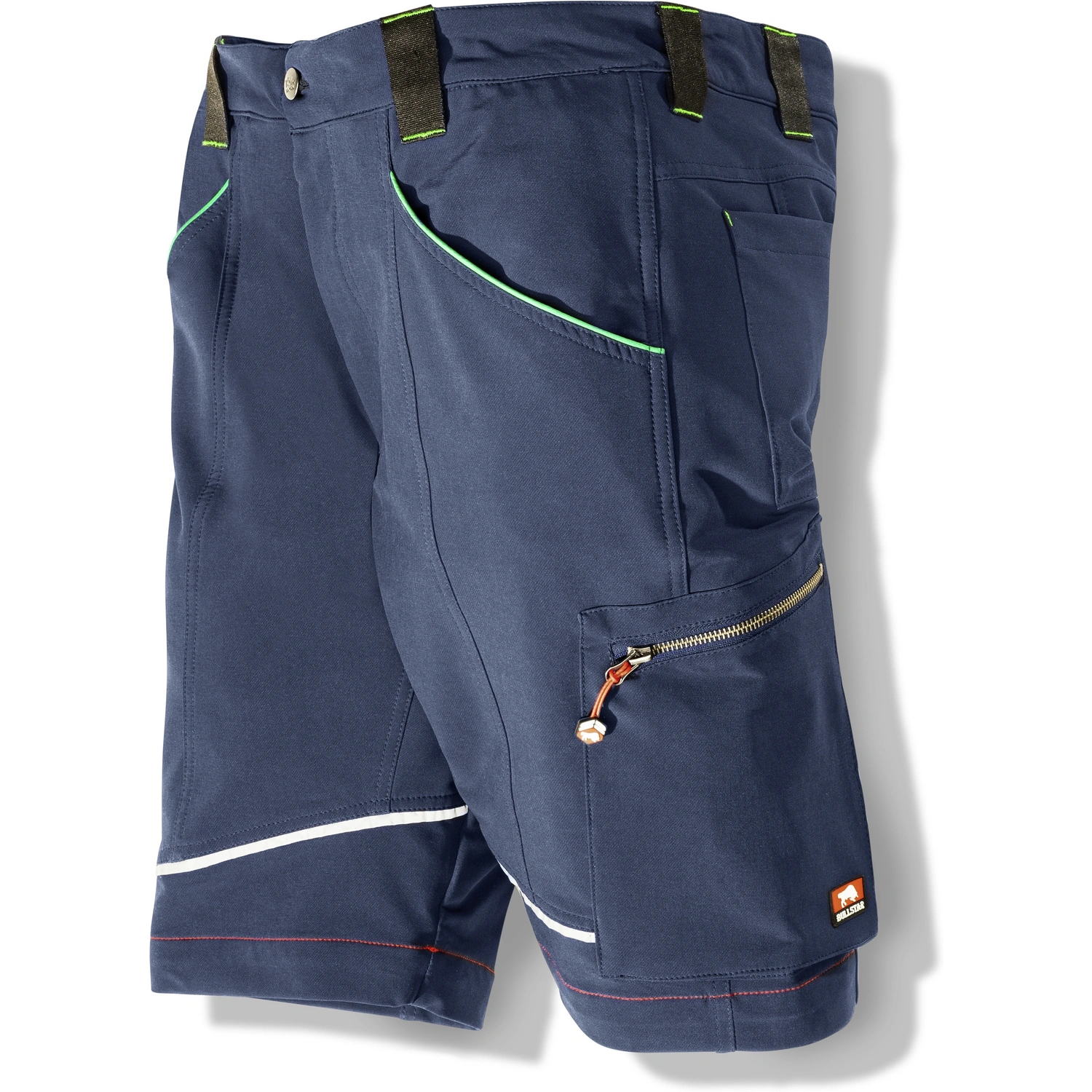 Arbeitsshort »Flexit Plus«, marine, Polyester/Elasthan