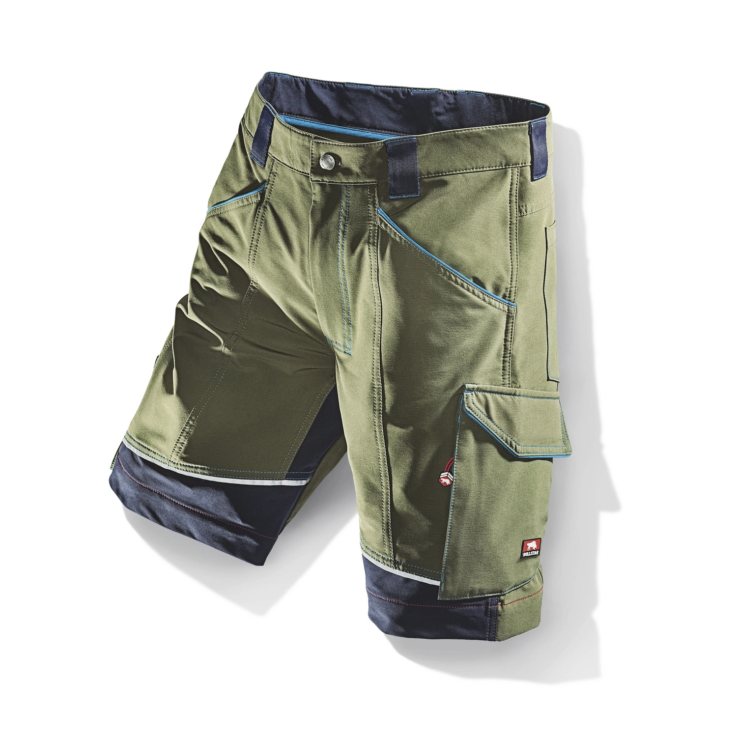 Arbeitsshort »FLEXIT«, Polyester/Elastan, olive