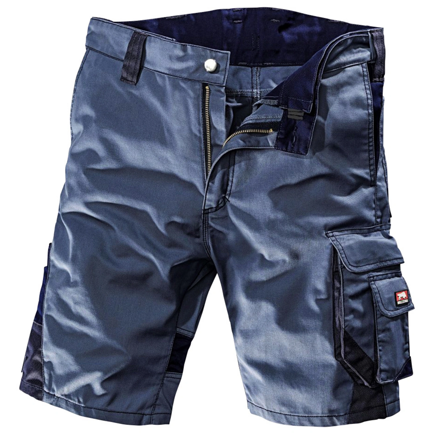 Arbeitsshort »WORXTAR«, Polyester/Baumwolle, taubenblau/marine
