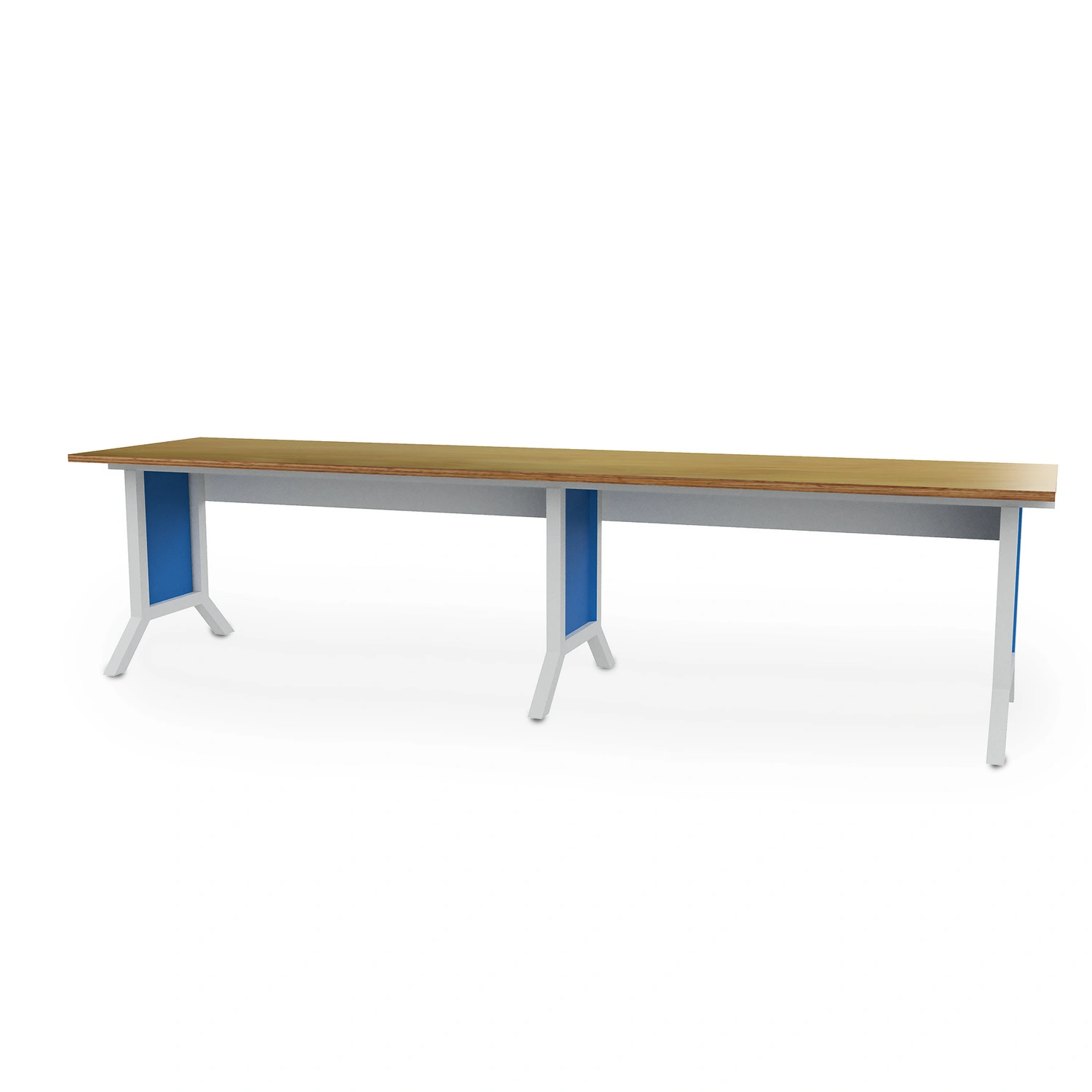 Arbeitstisch, BxHxT: 300 x 73,5 x 75 cm, mit Kurbelverstellung