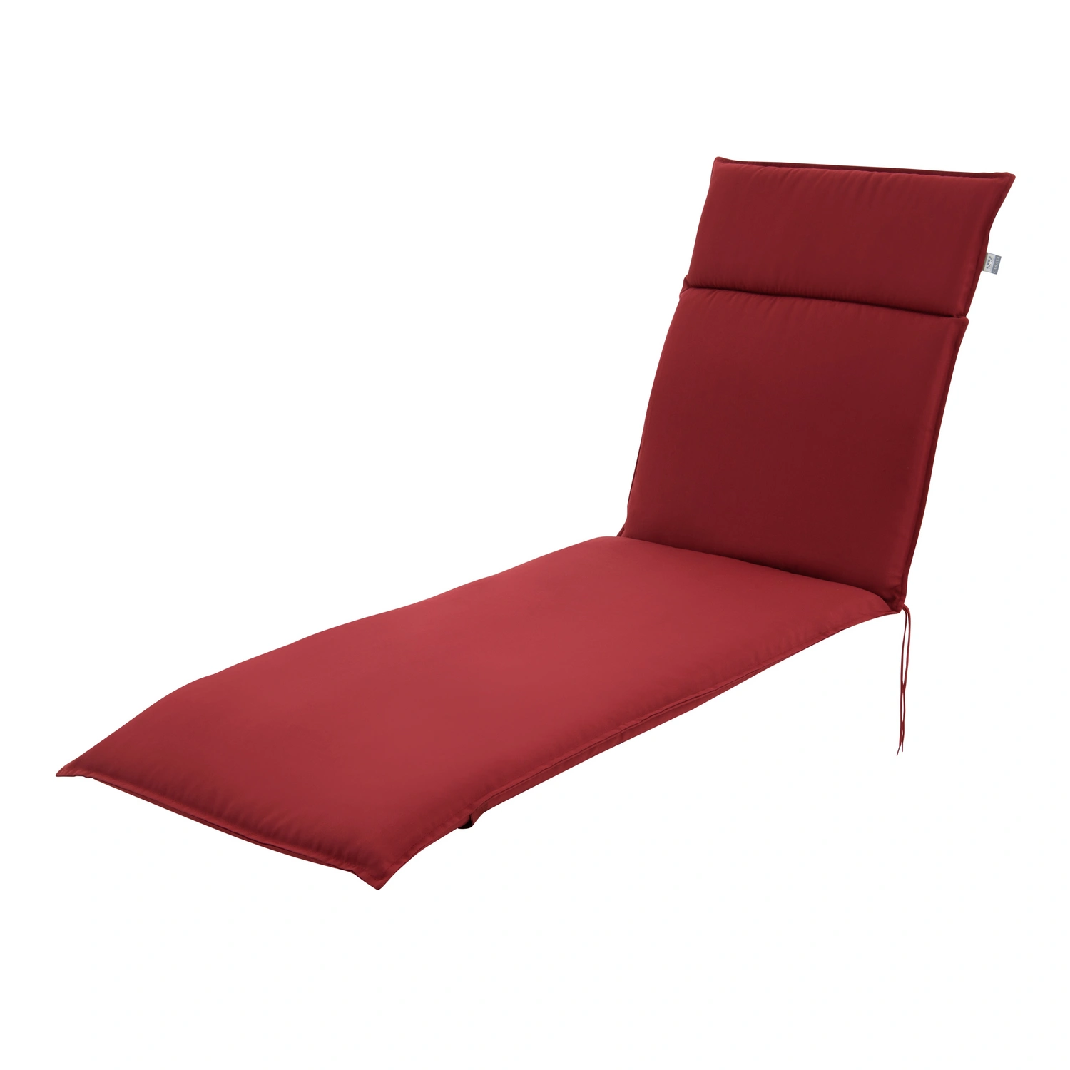 Auflage »Koroma«, weinrot, Uni, BxL: 63 x 195 cm