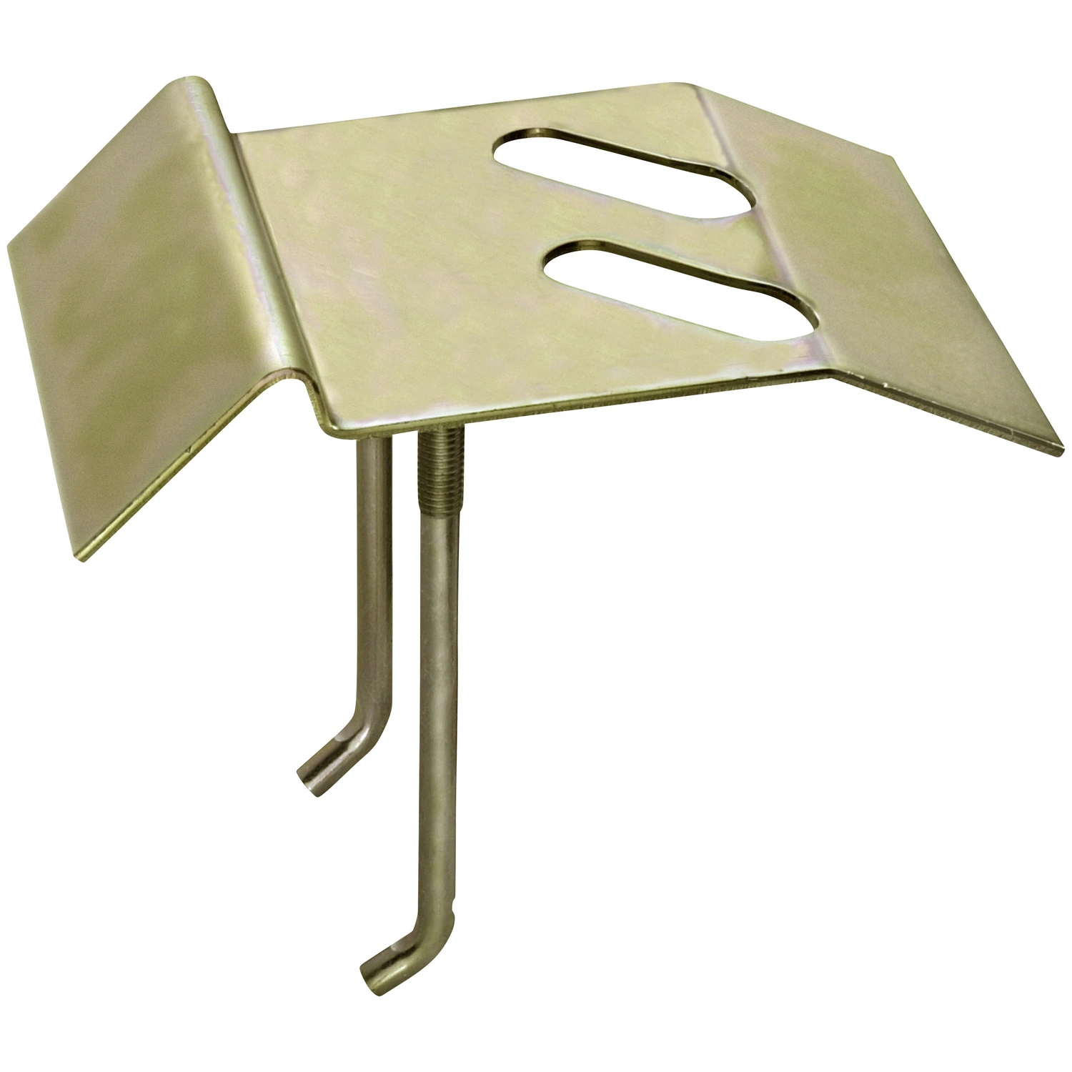 Auflaufstütze, verzinkter Stahl, goldfarben