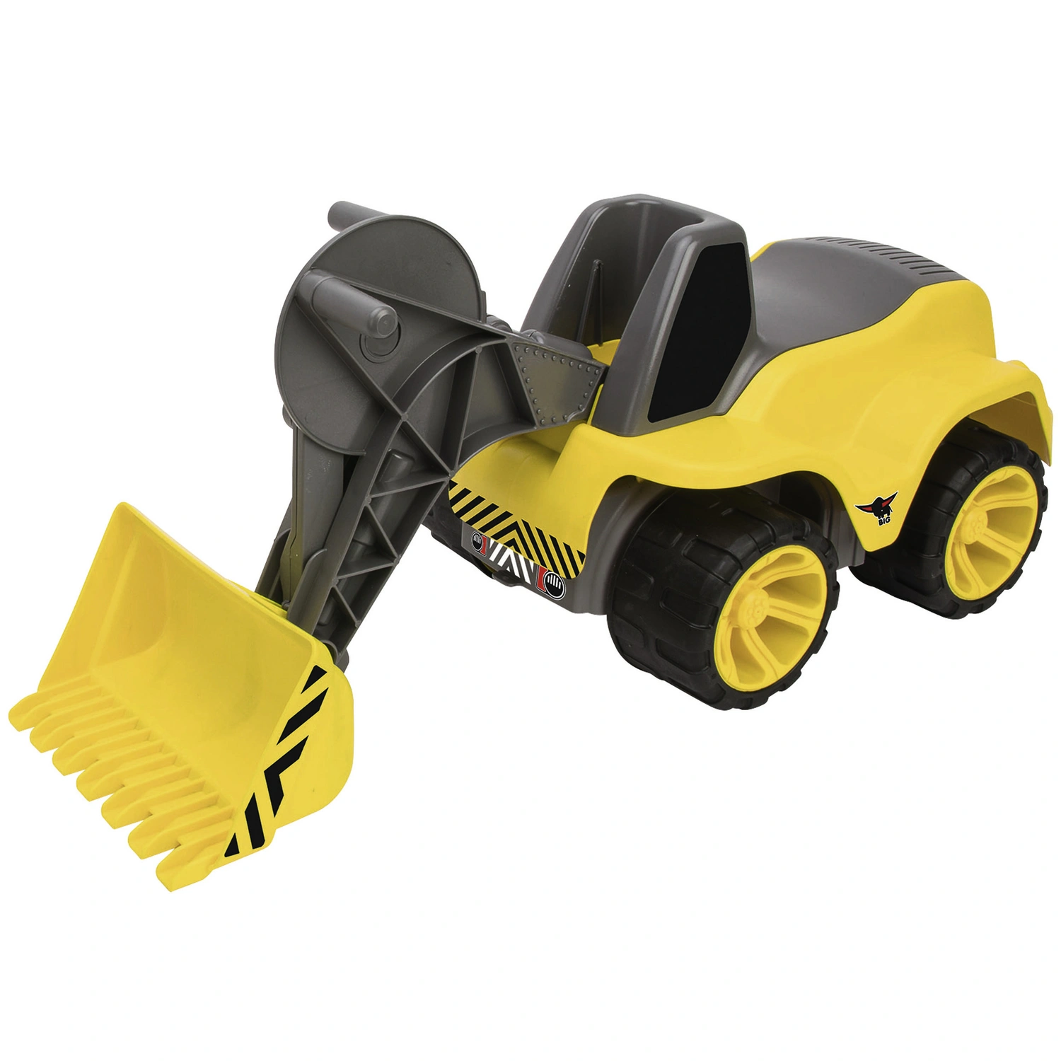 Aufsitzfahrzeug »BIG-Power-Worker Maxi-Loader«, gelb/grau