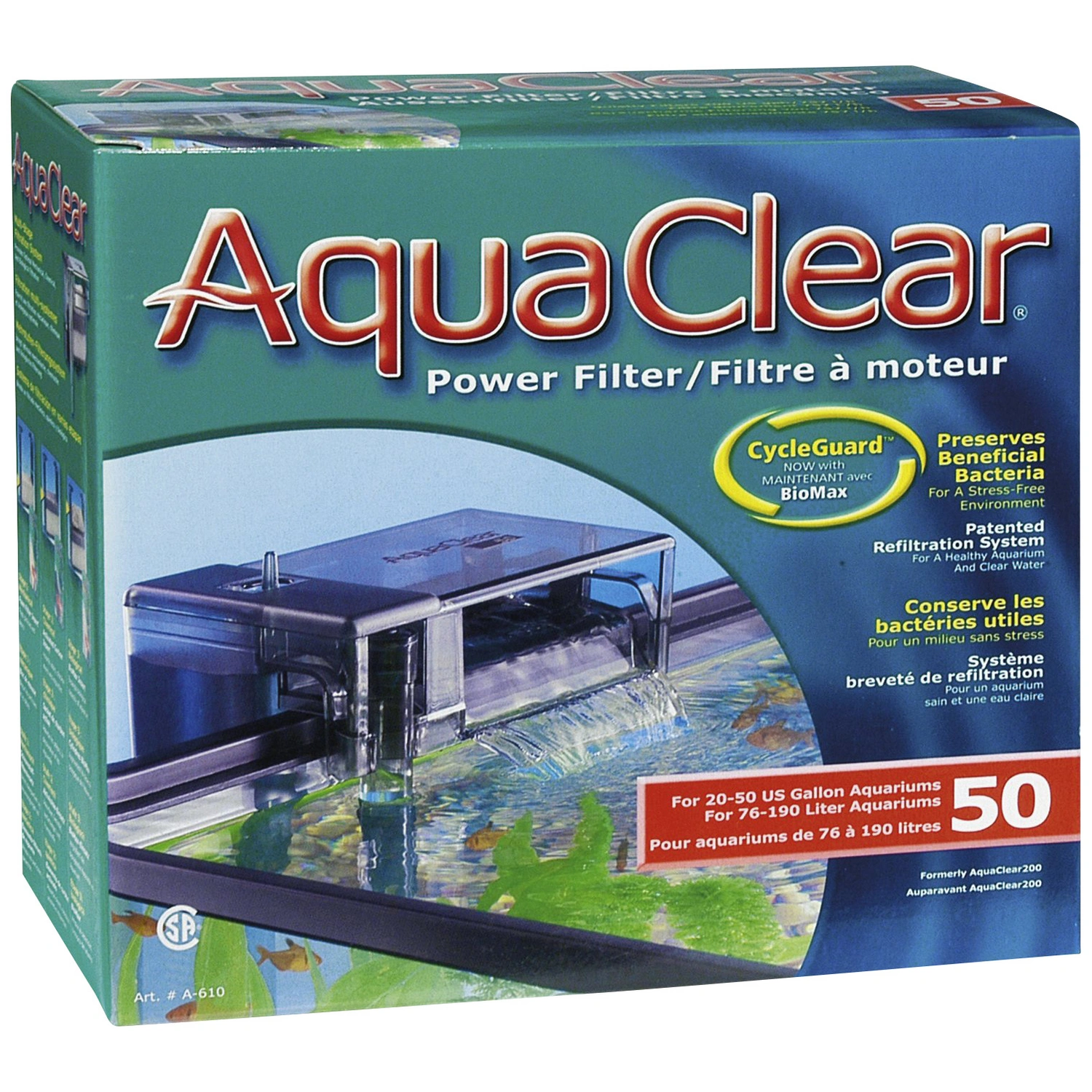 Außenfilter »Power Filter«, 6 W, für Aquarien bis: 190 l, transparent