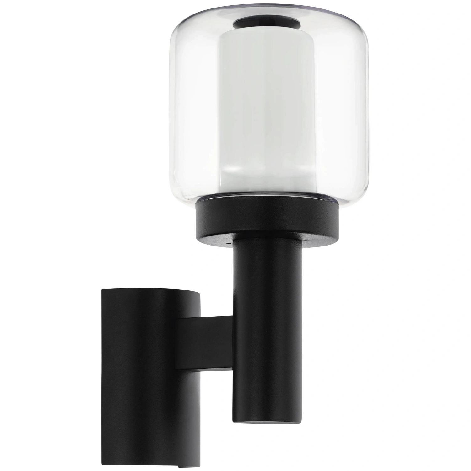 Außenwandleuchte »Nasidi«, E27 max. 1x 40W, sw/klar/weiss, (HxL): 33 x 15 cm