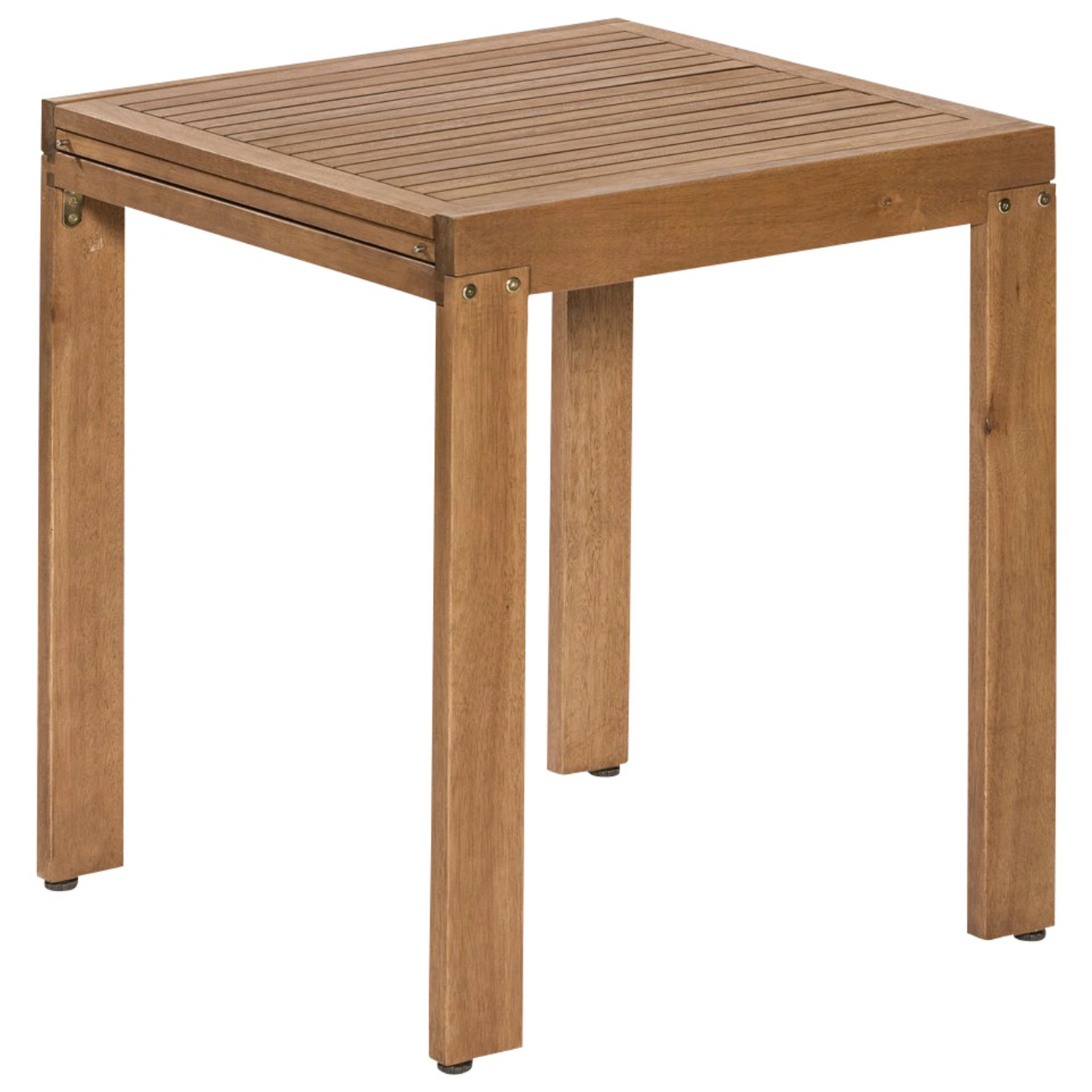 Ausziehtisch, BxHxL: 70 x 77,5 x 132 cm, Tischplatte: Eukalyptusholz
