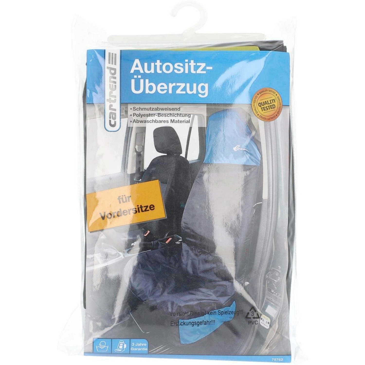 Autositzbezug »Outdoor«, Kunststoff, schwarz/grün
