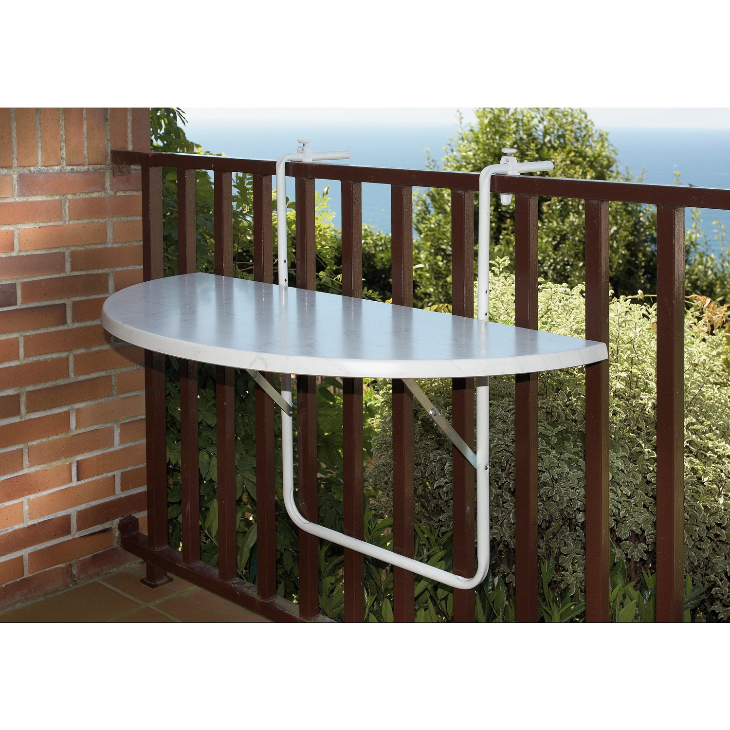 Balkonhängetisch, mit Alcotop-Tischplatte