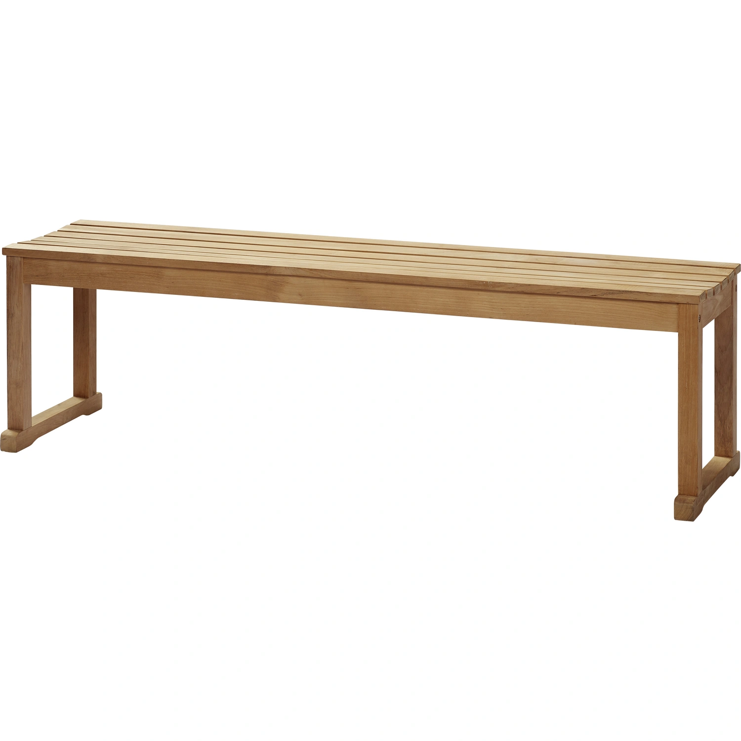 Bank, Teak, 3-Sitzer, BxHxT: 150 x 43 x 40 cm
