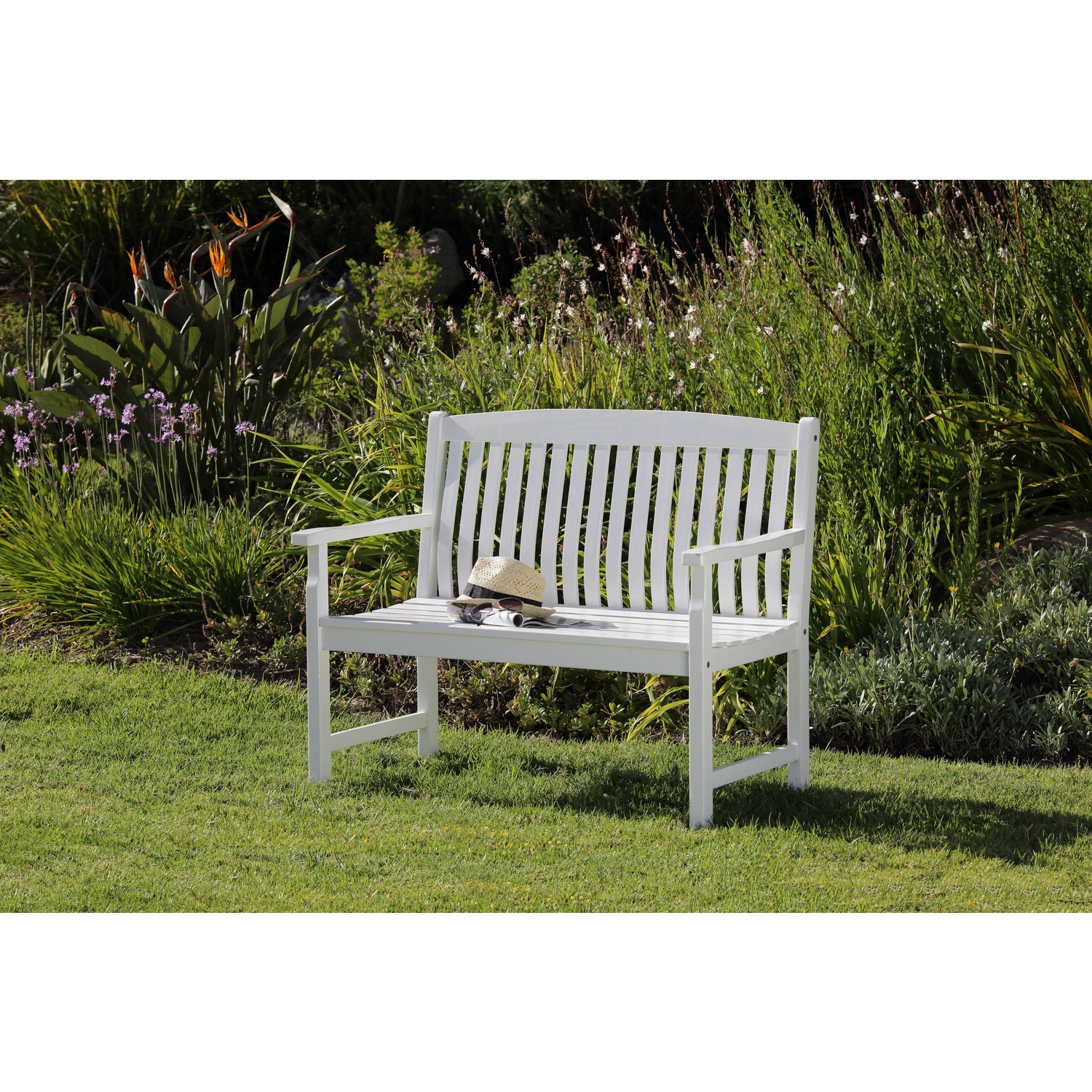 Bank »Nidane«, Holz, 2-Sitzer, BxHxT: 120 x 93 x 60 cm