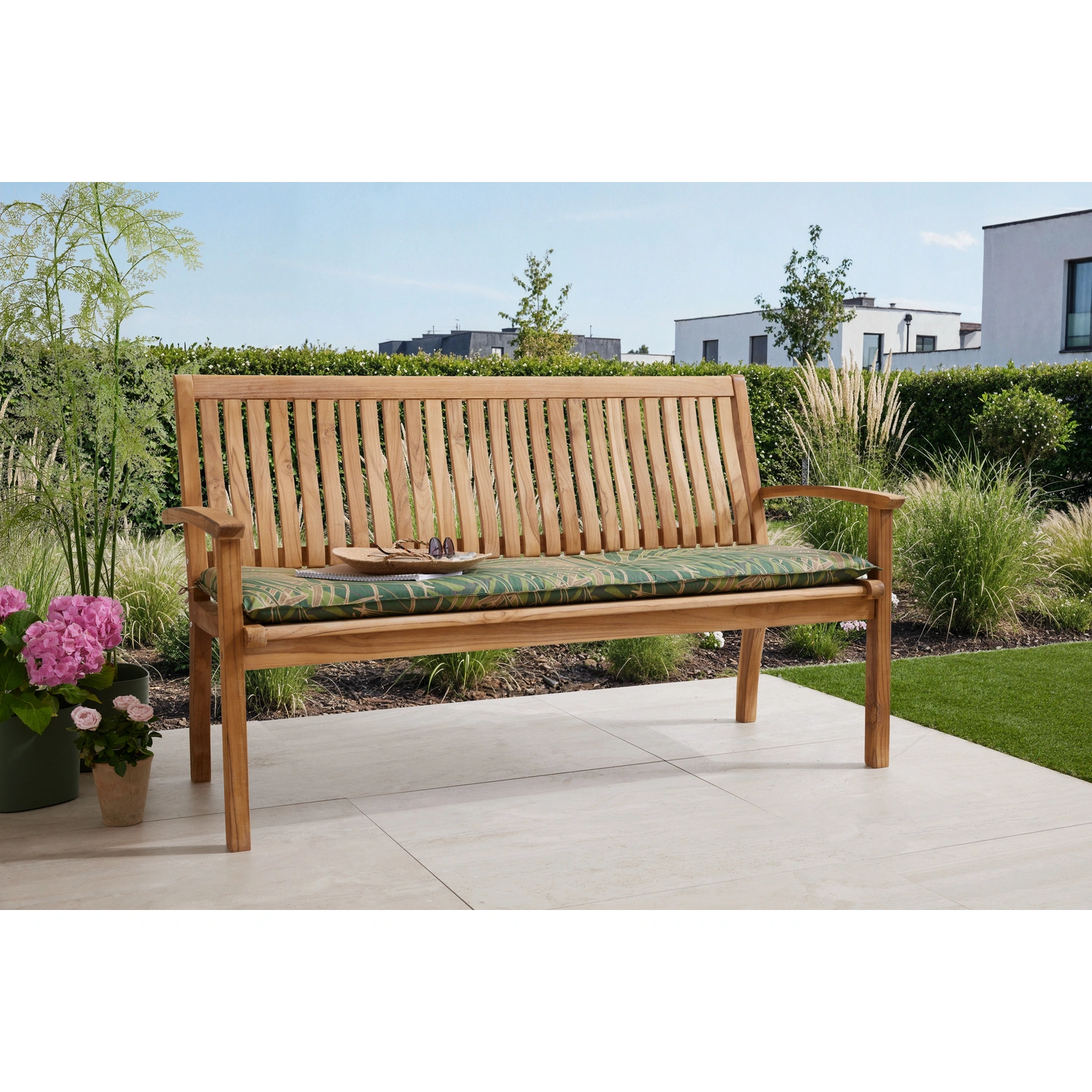 Bank »Somerville«, Holz, 2-Sitzer, BxHxT: 128 x 62 x 91,5 cm