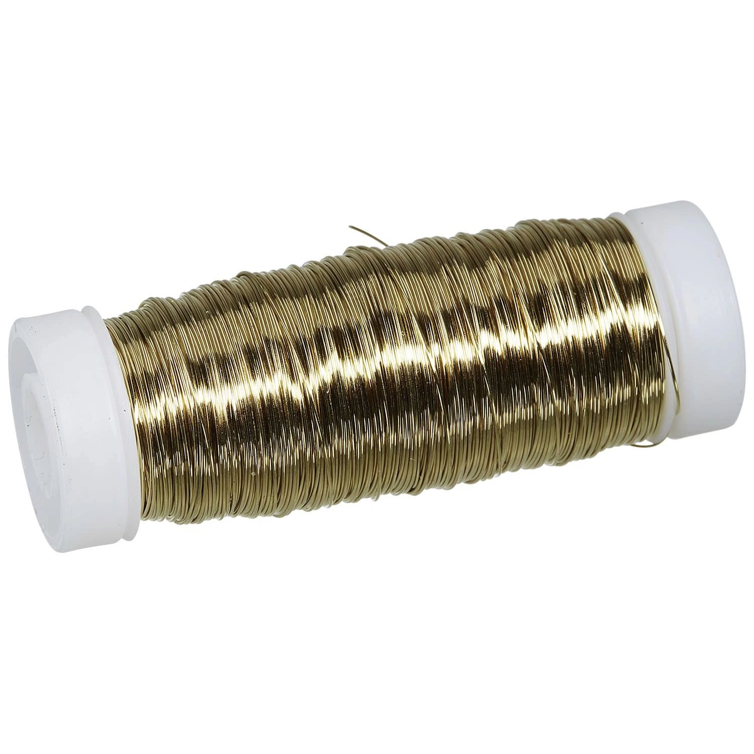 Basteldraht, Metall, goldfarben