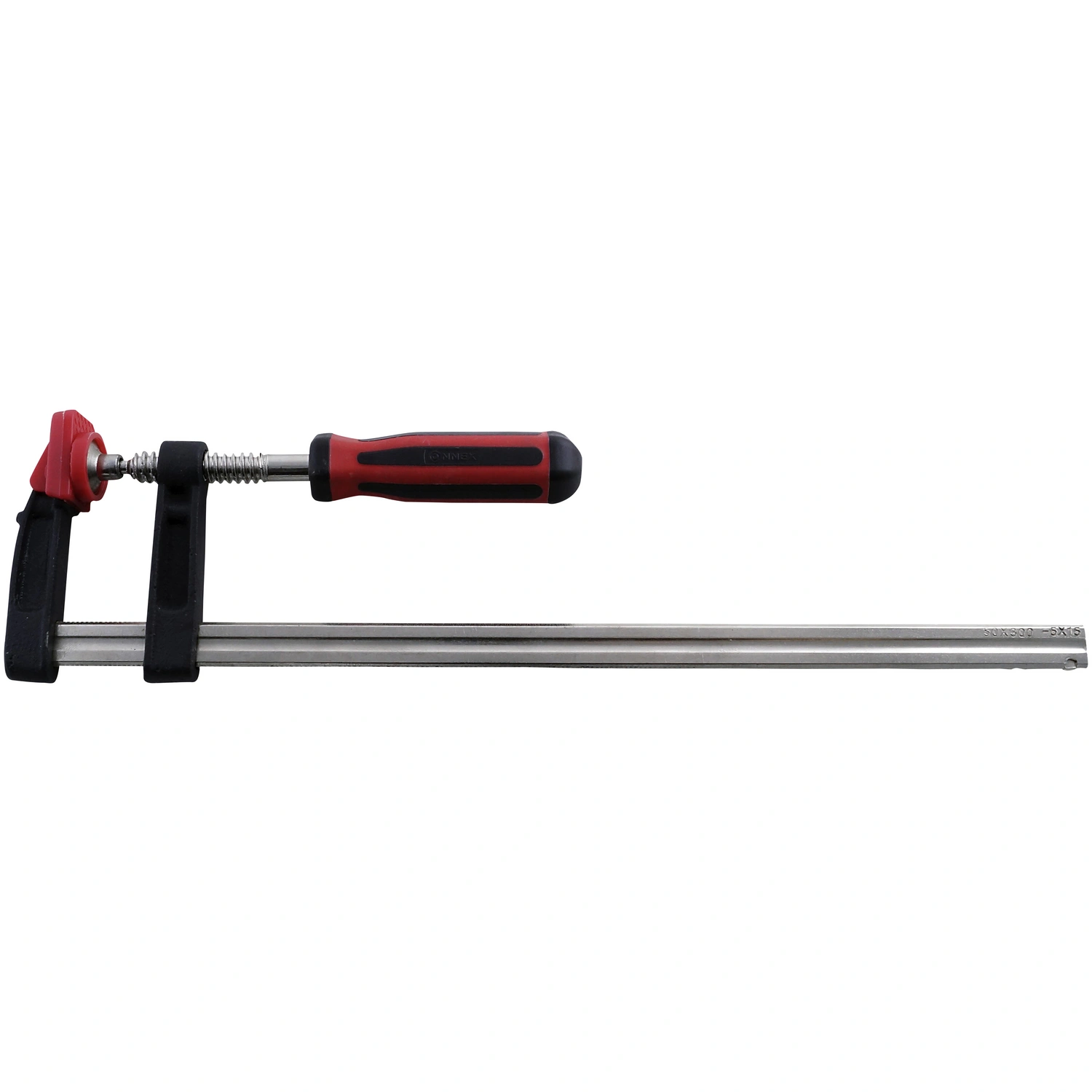Bastlerschraubzwinge, Spannweite: 300 mm, Temperguss/Kunststoff/Stahl, 36 cm