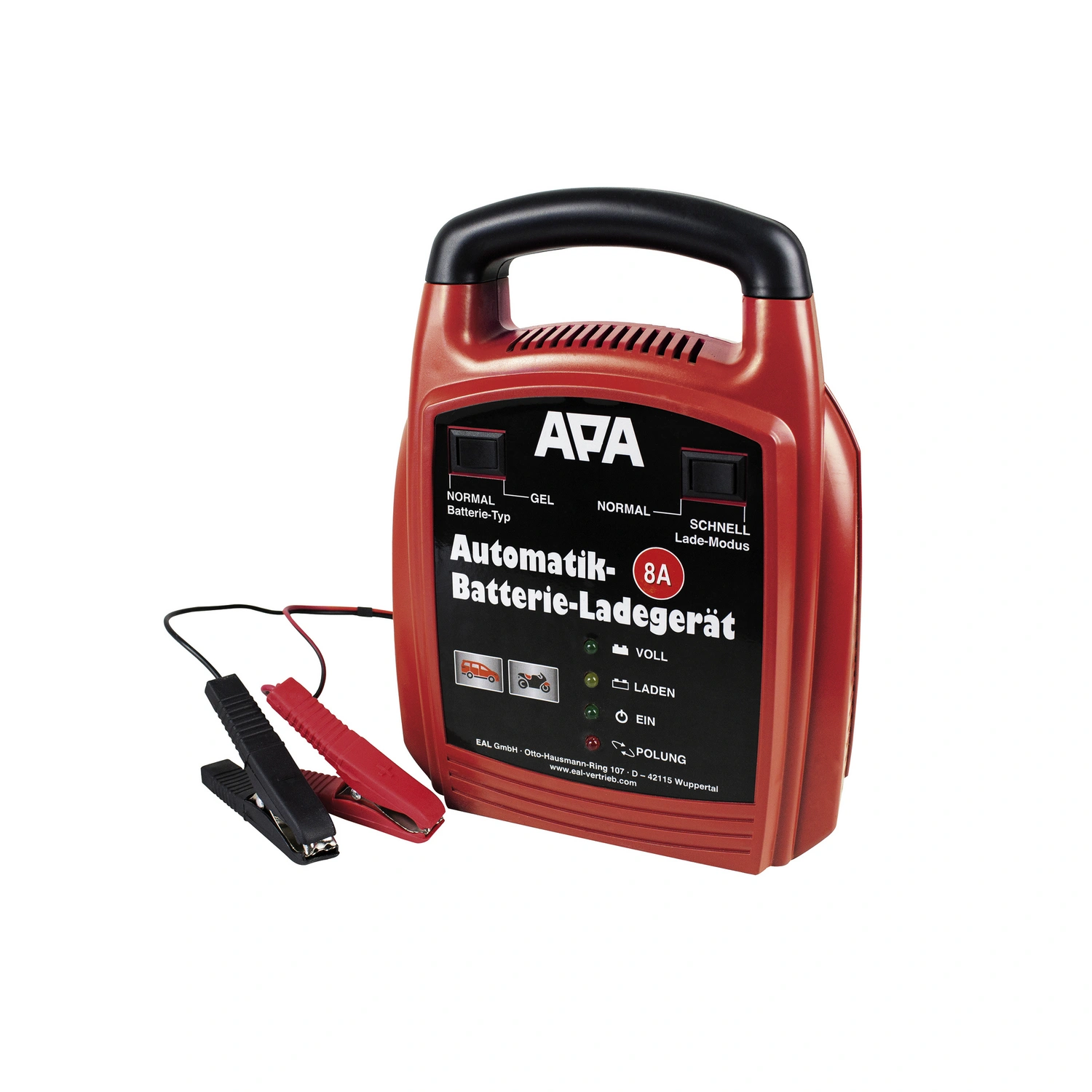 Batterieladegerät, 12 V, 8 A