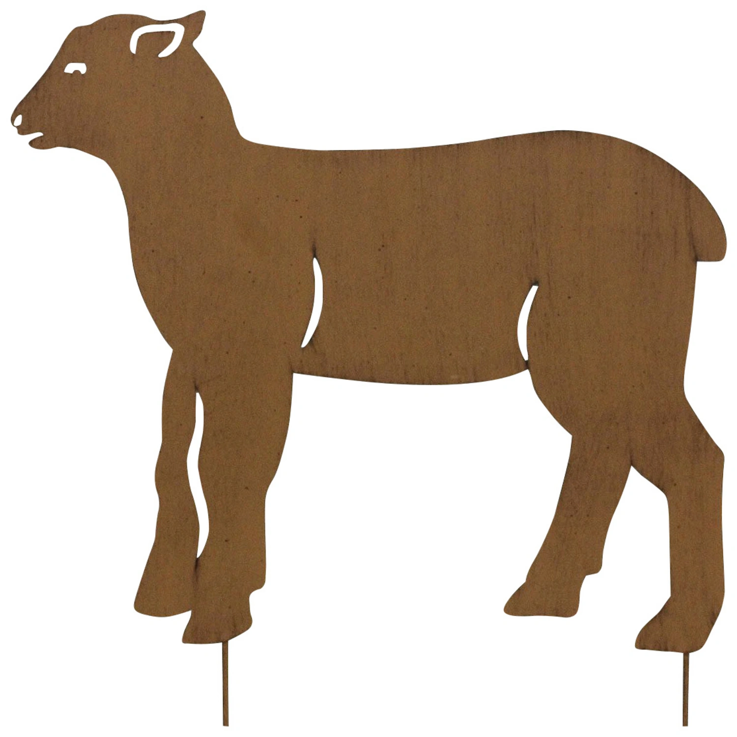 Beetstecker, Lamm, rostfarben, Metall
