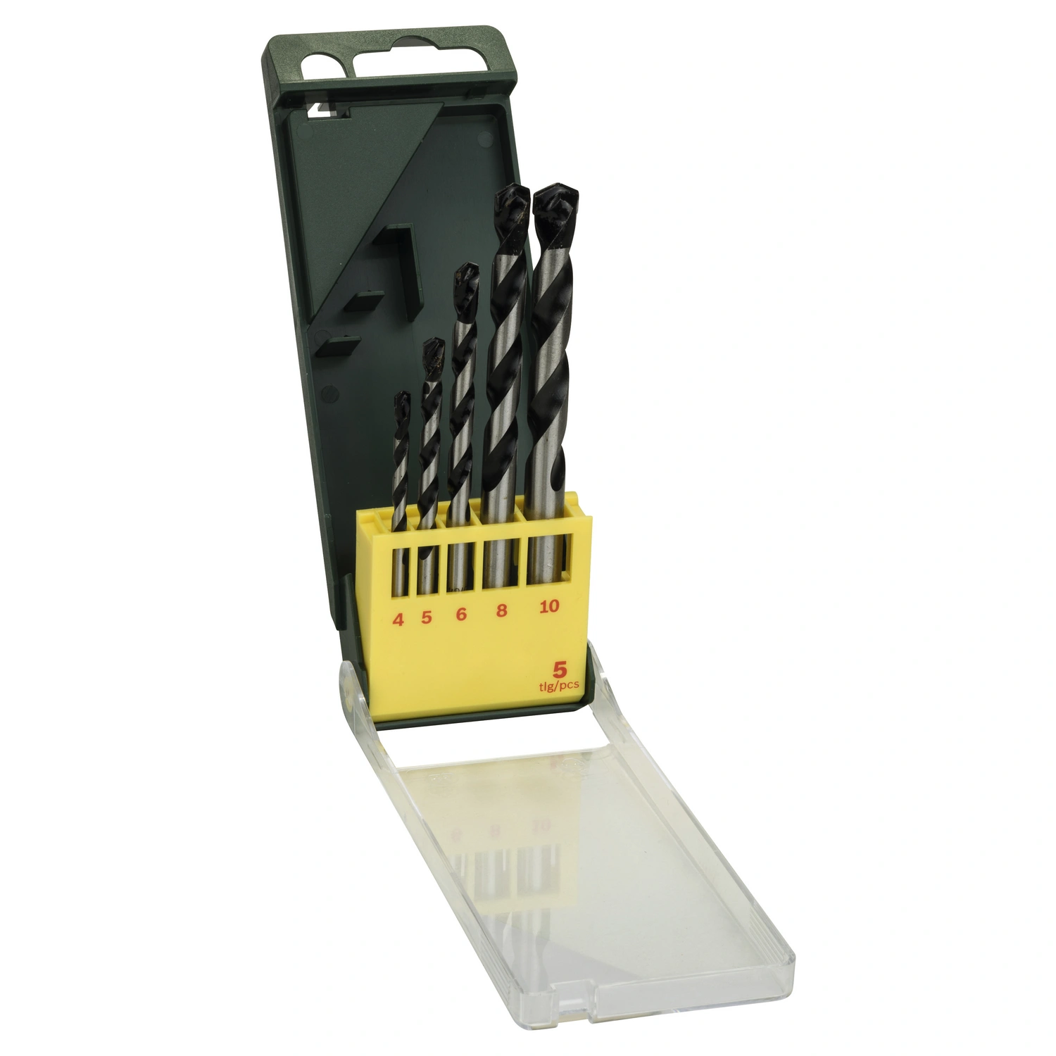 Betonbohrer-Set, HM, 5-teilig, 4 – 10 mm