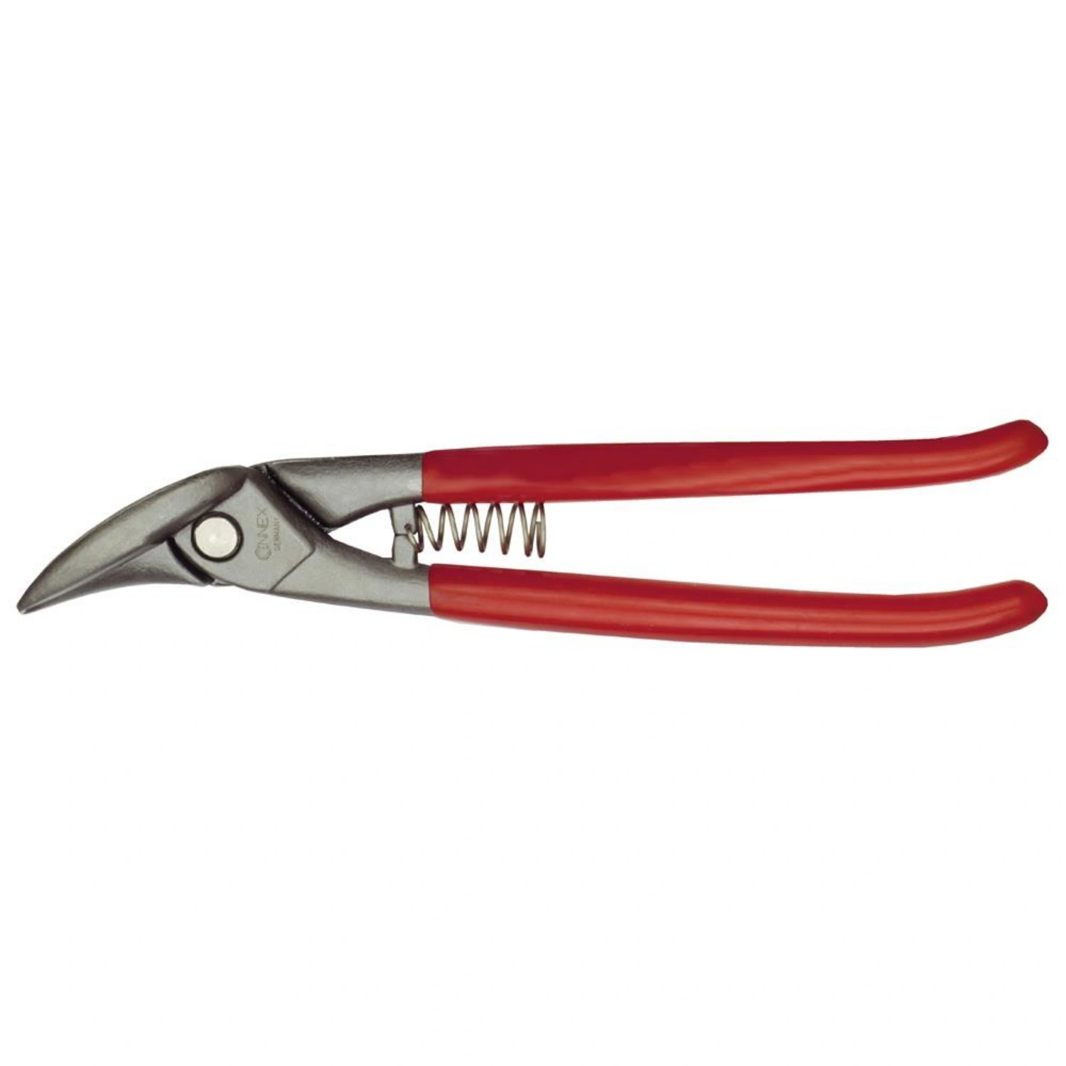 Blechschere grau/rot, Metall/Kunststoff