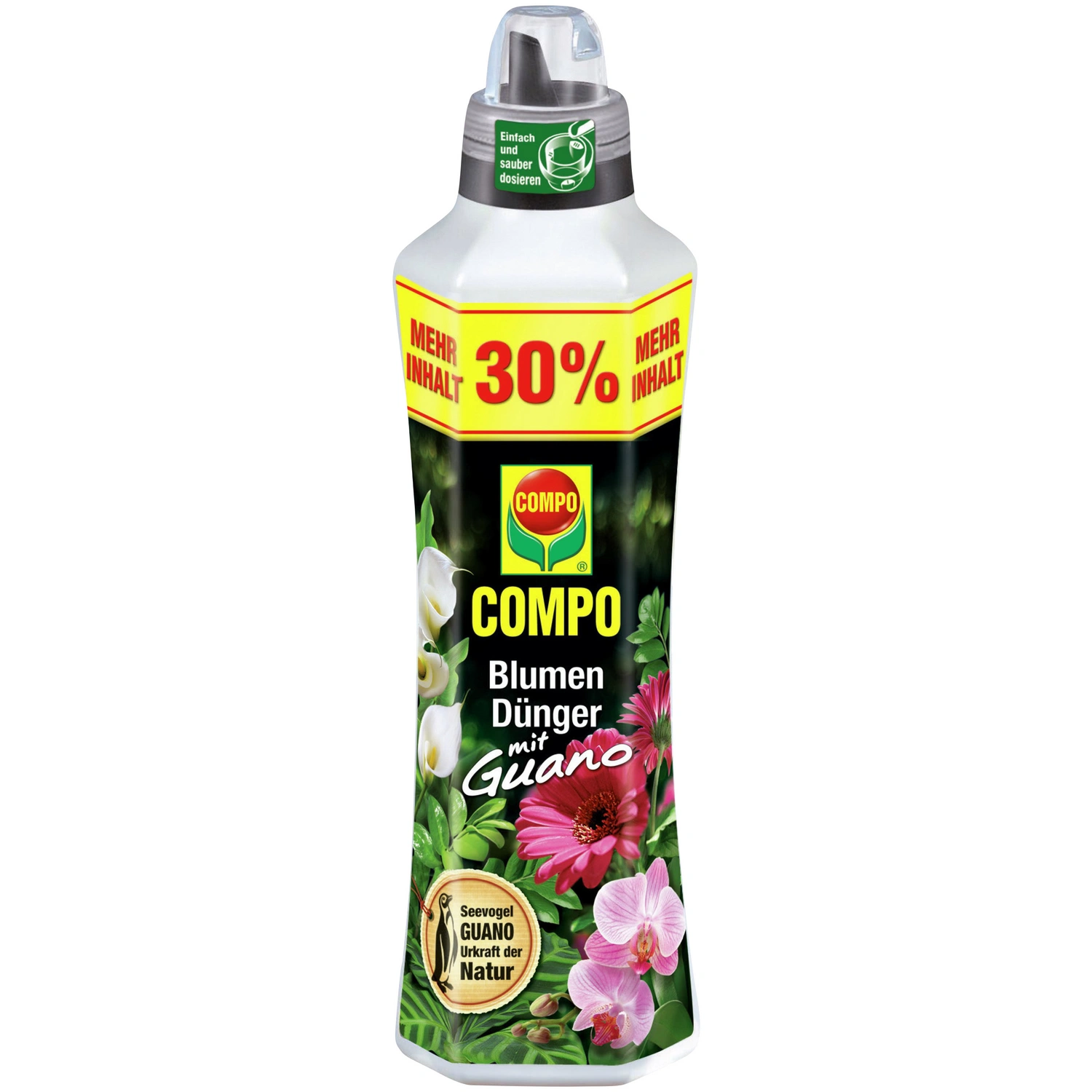 Blumendünger mit Guano 1,3 l