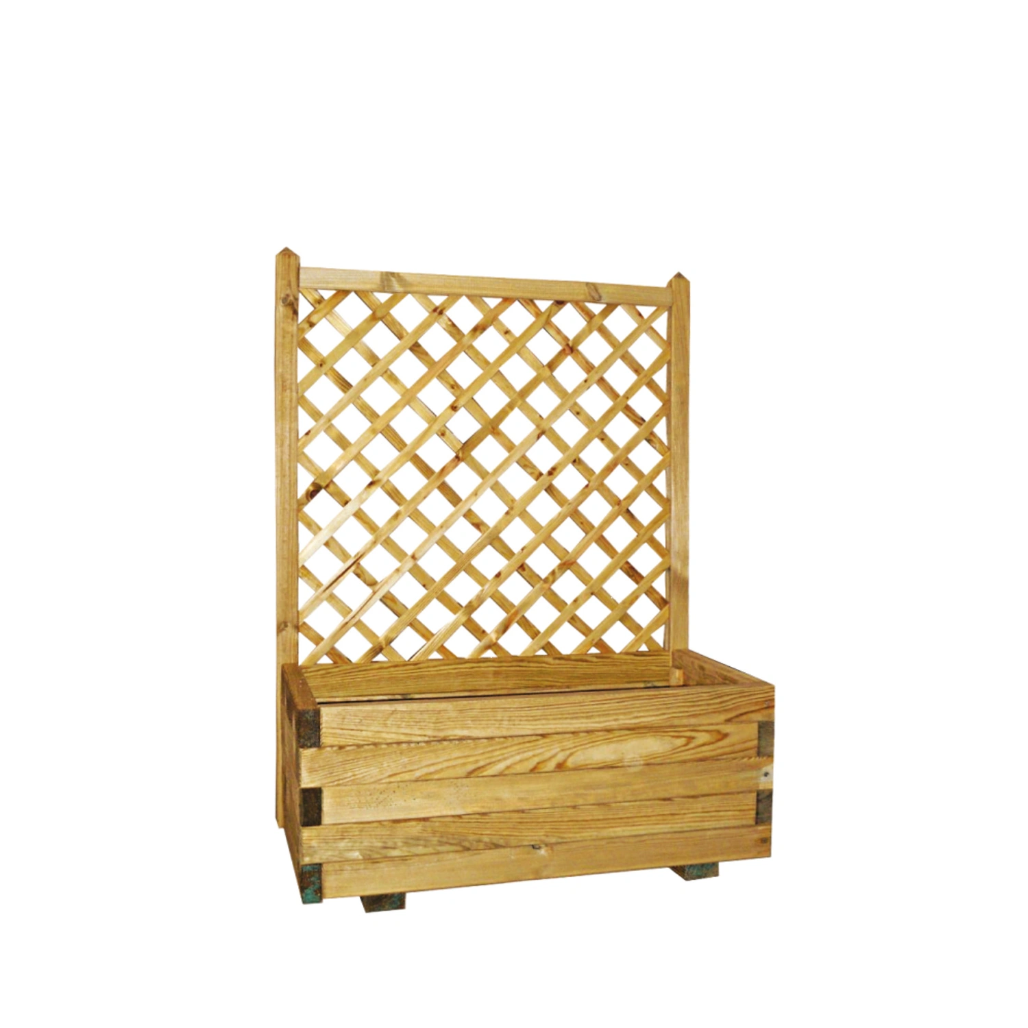 Blumenkasten »Basic«, BxH: 40 x 120 cm, grün, Kiefernholz