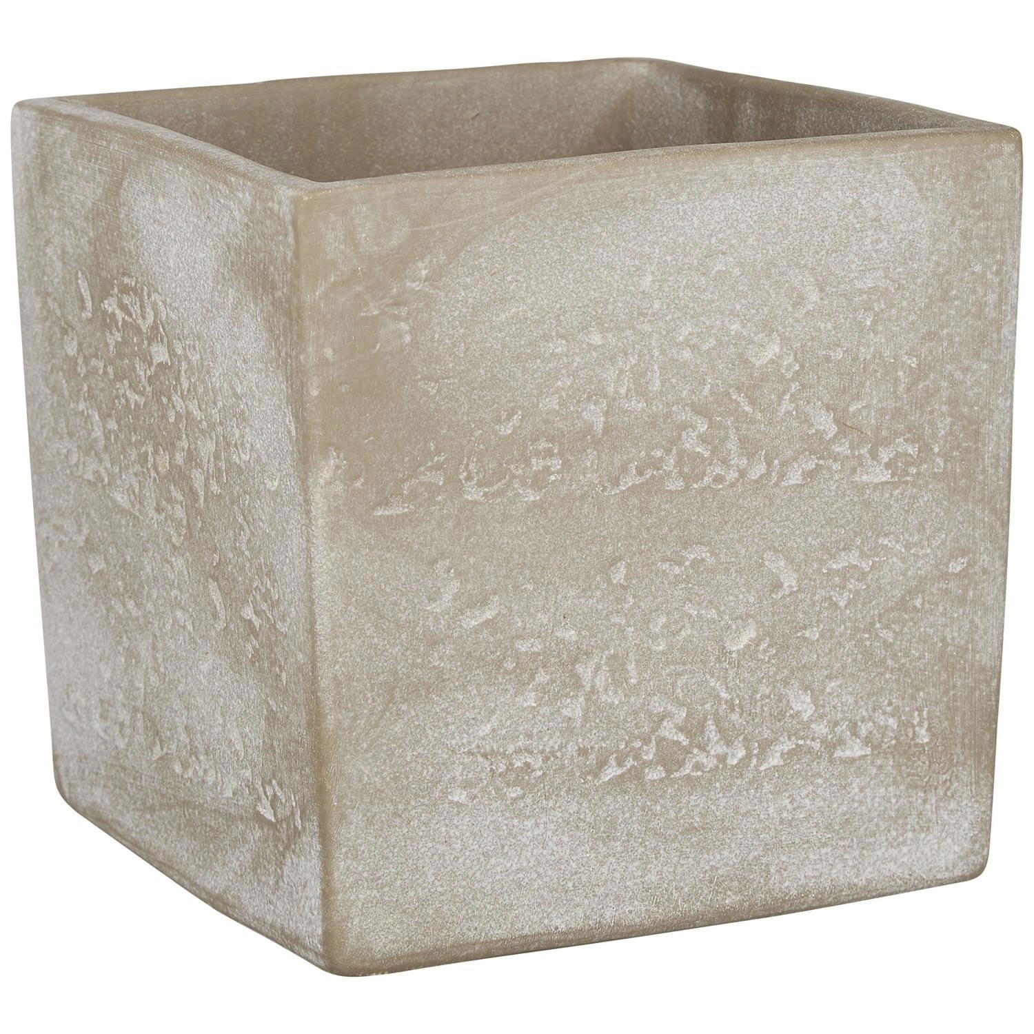 Blumentopf, Breite: 15 cm, braun, Keramik