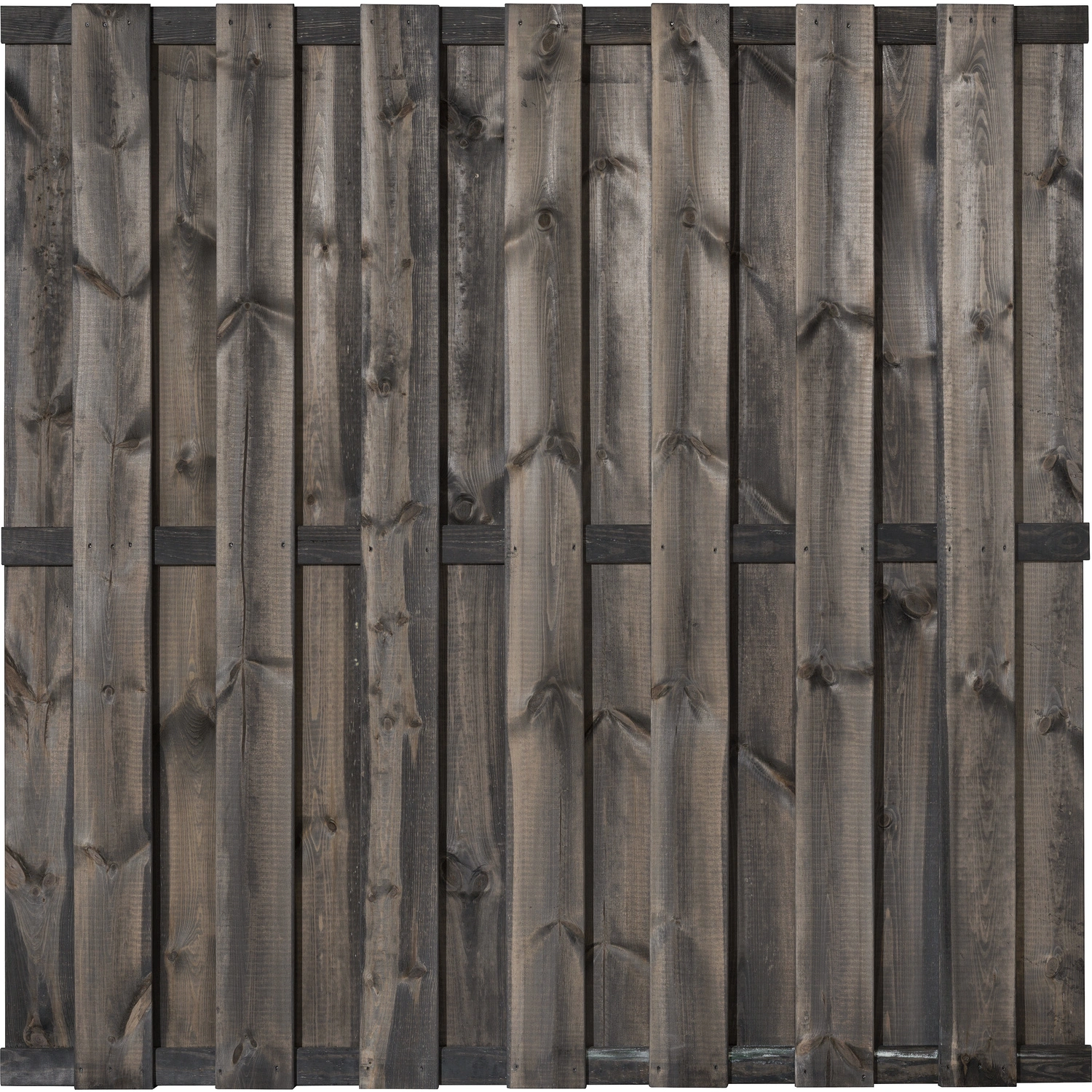 Bohlenzaun »Sarno«, Fichtenholz/Kiefernholz, HxL: 180 x 180 cm