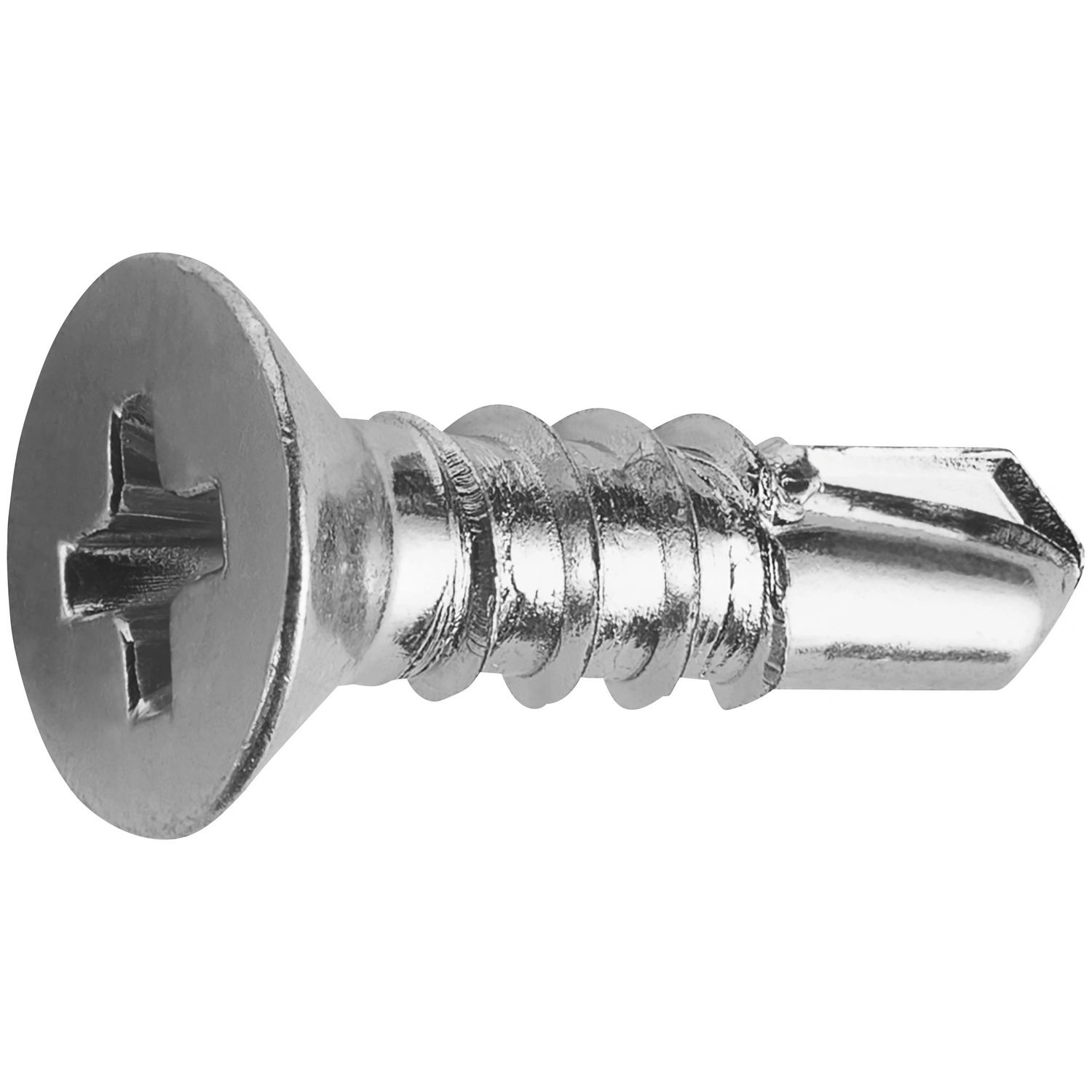 Bohrschraube, ØxL: 2,9 x 9,5 mm, Verzinkt, 10 Stück