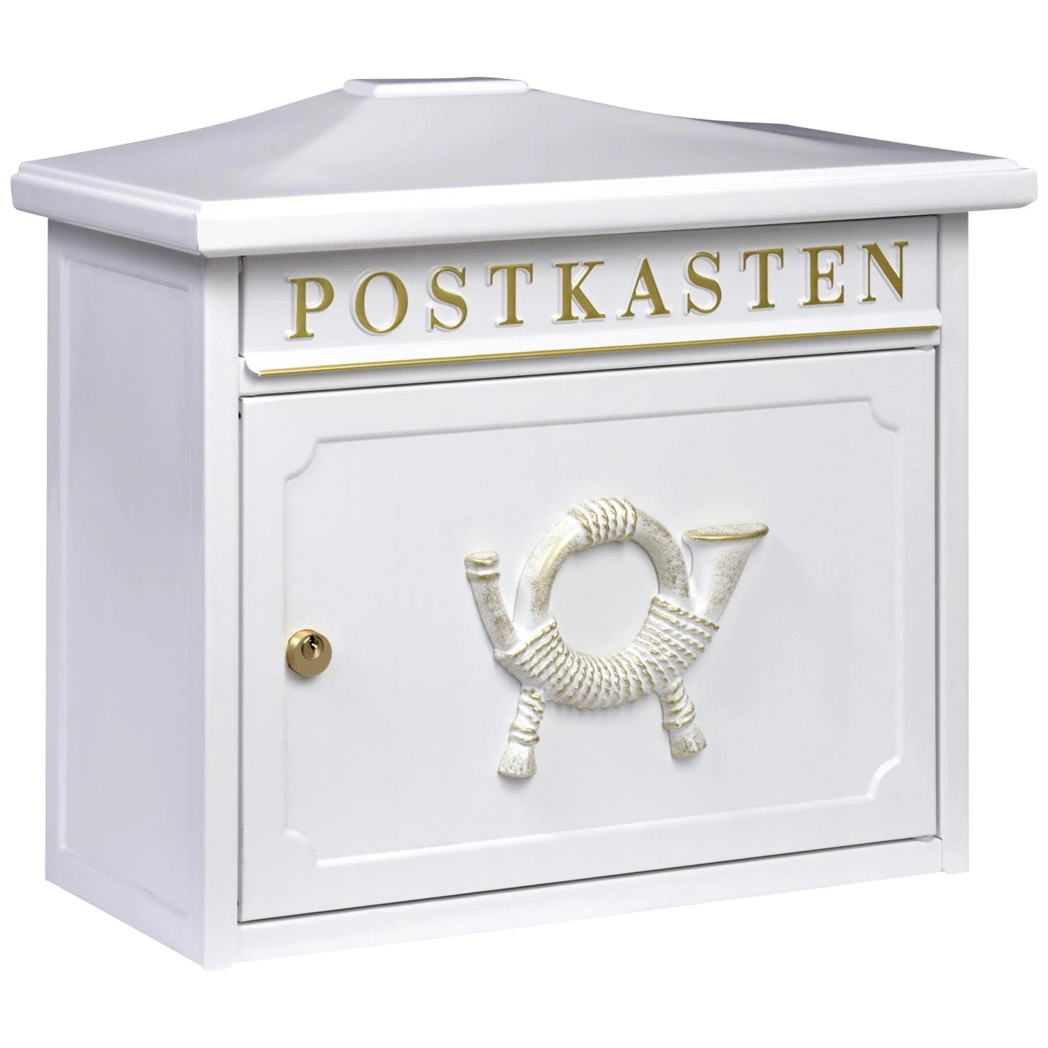 Briefkasten »Sylt«, Stahl, weiß