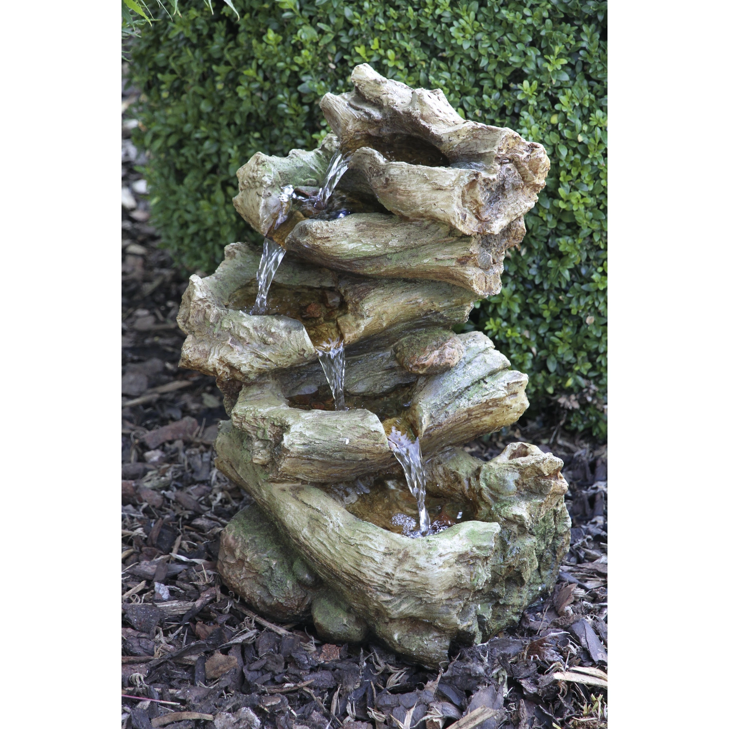Brunnen »MILSEBURG«, braun, Polyresin