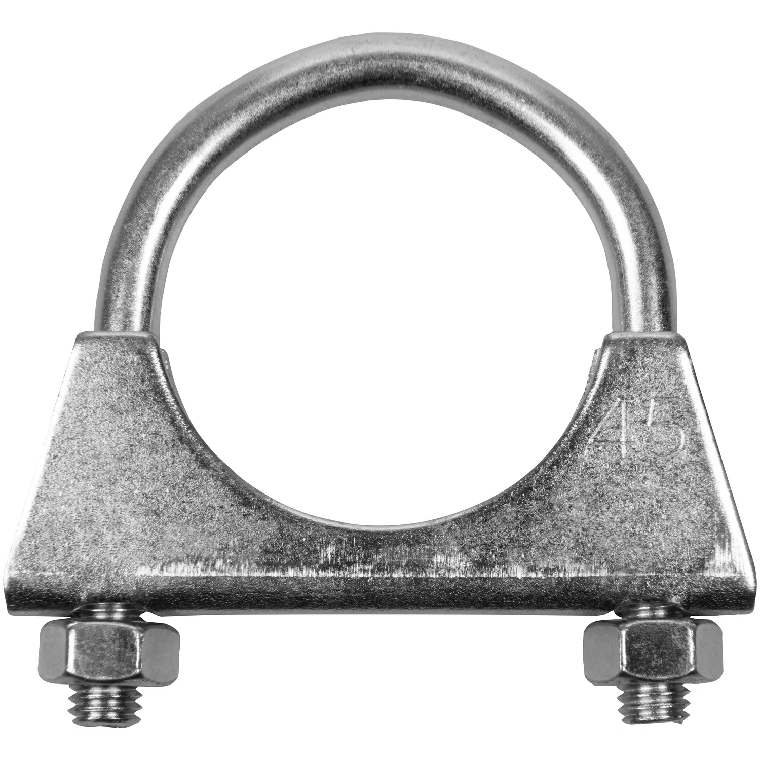 Bügelschelle, stahl/verzinkt, alusilberfarben