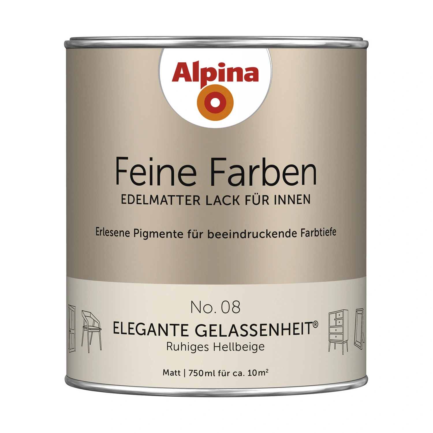 Buntlack »Feine Farben«, 0,75 l, hellbeige