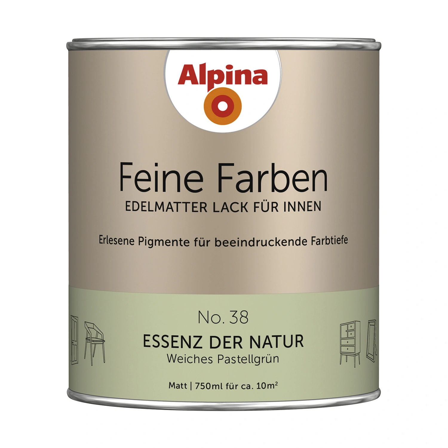 Buntlack »Feine Farben«, 0,75 l, pastellgrün