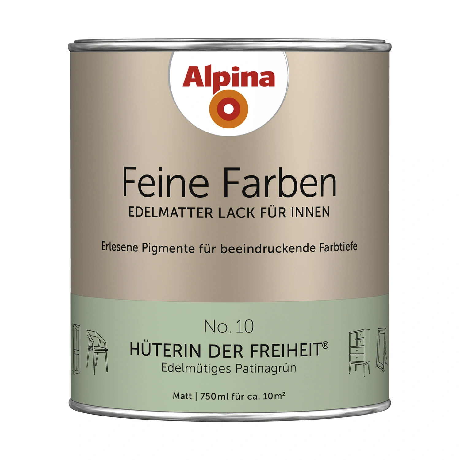 Buntlack »Feine Farben«, 0,75 l, patinagrün