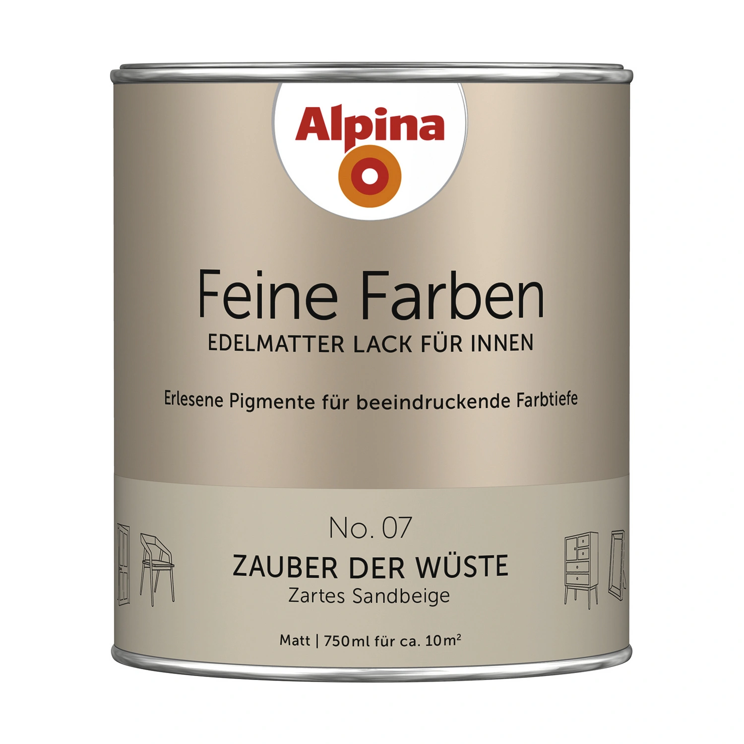 Buntlack »Feine Farben«, 0,75 l, sandbeige
