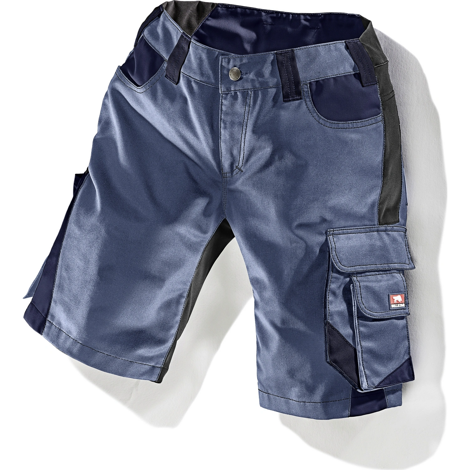 Damen-Arbeitsbermuda »WORXTAR«, Polyester/Baumwolle/Elastan, taubenblau/marine