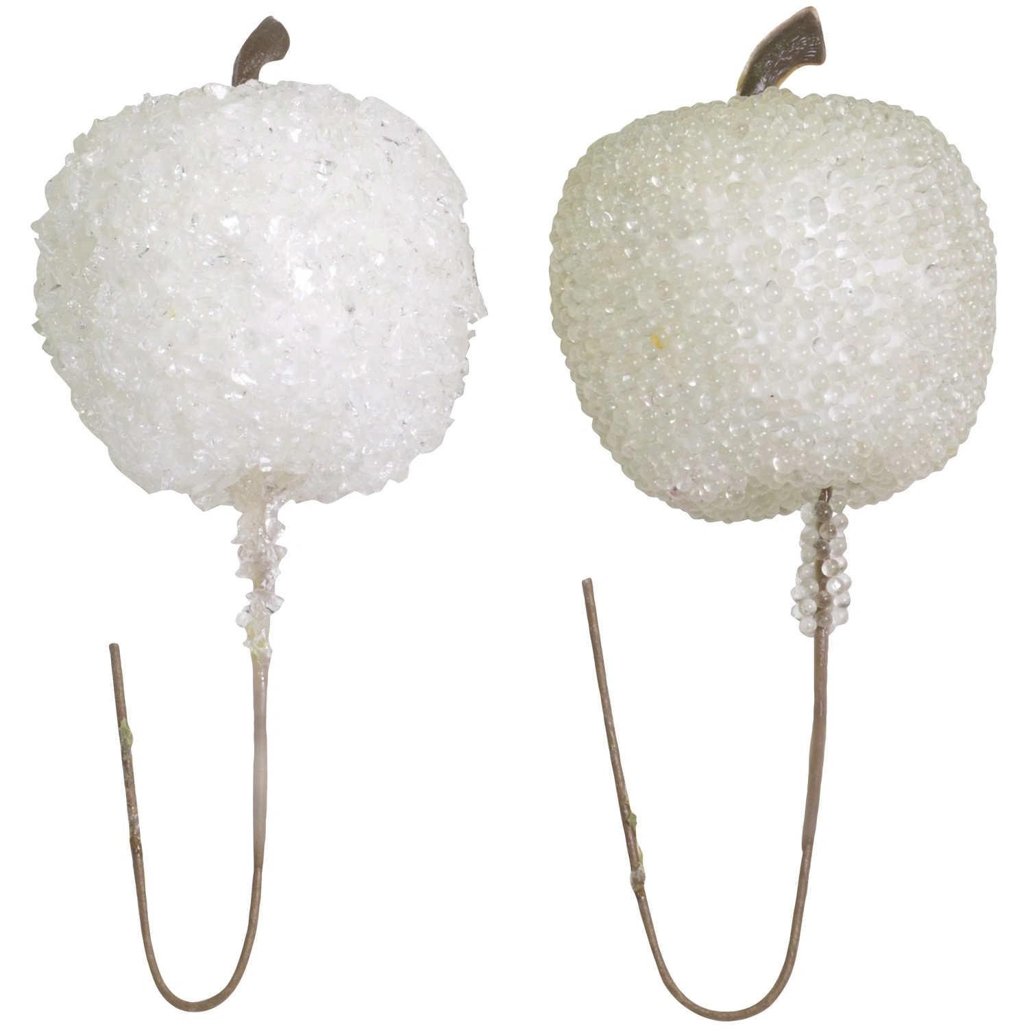 Deko-Apfel-Pick, 20 g, weiß