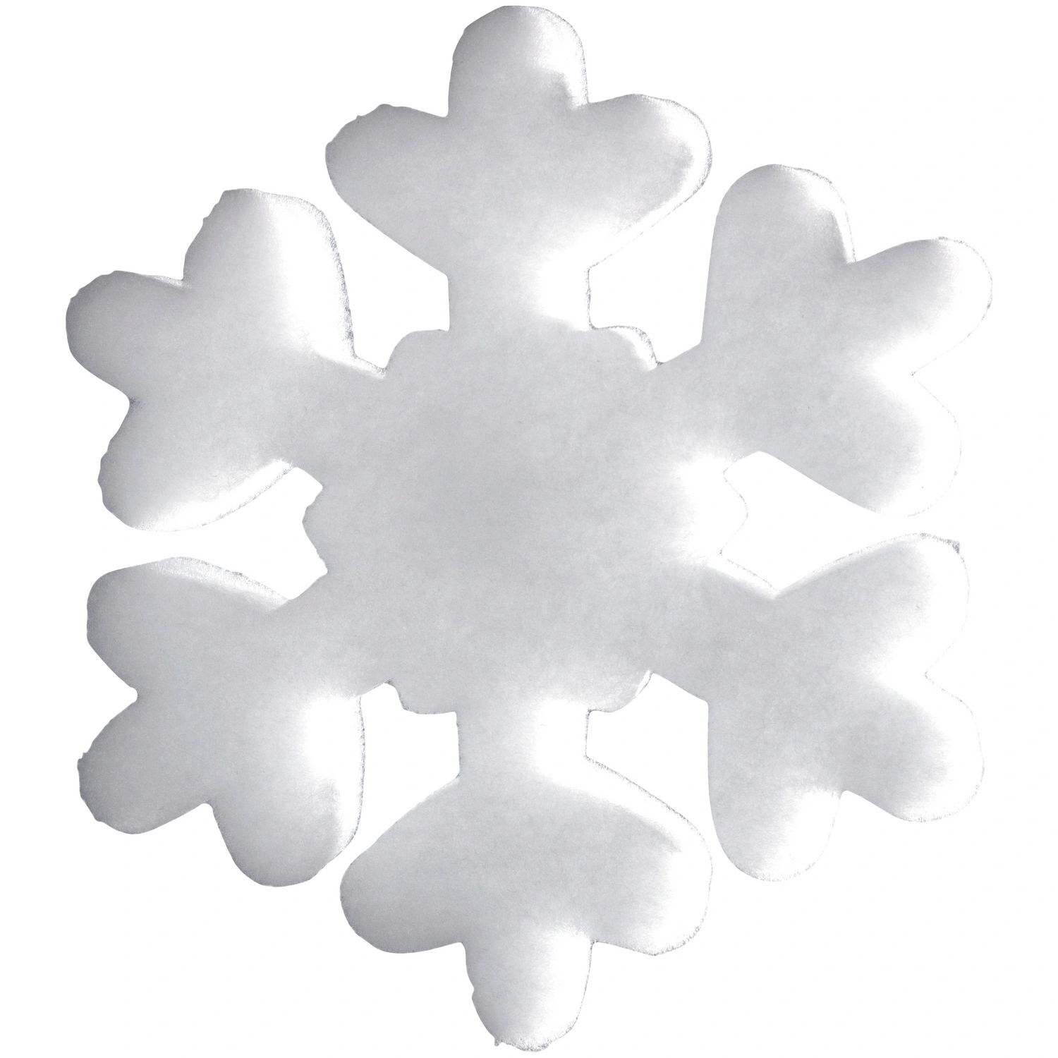 Deko-Schneeflocke, Ø: 11 cm, Vlies, 4 Stück