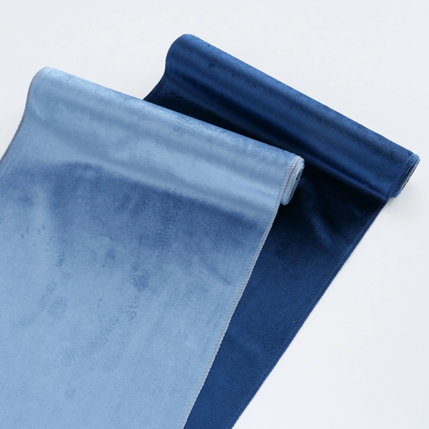 Deko-Stoff »Velvet«, 35 cm, Polyester, blau