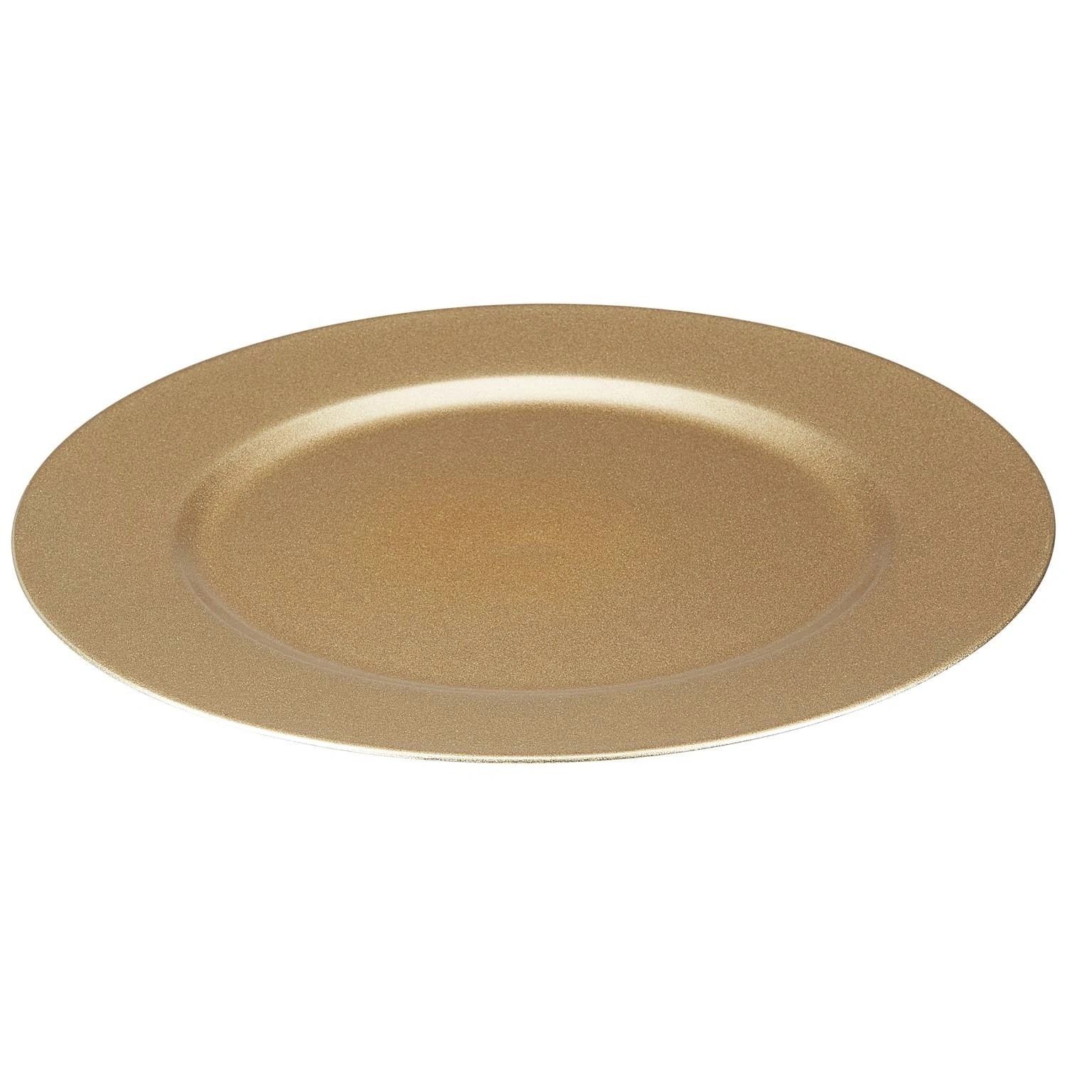 Deko-Teller, Ø: 33 cm, Kunststoff, metallic