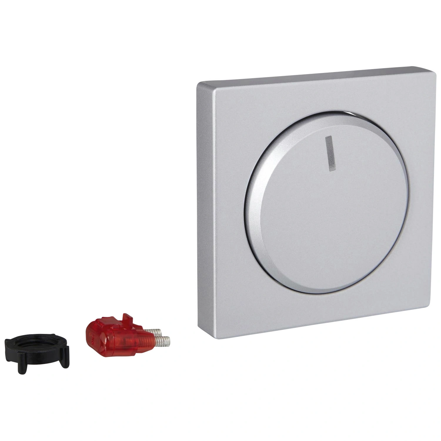 Dimmerabdeckung, future® linear, Silber, Kunststoff