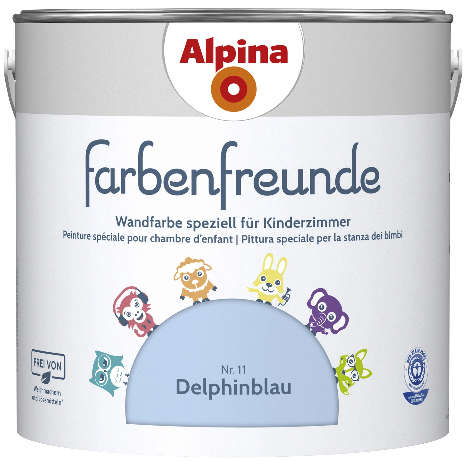 Dispersionsfarbe »Farbenfreunde«, Delphinblau, matt