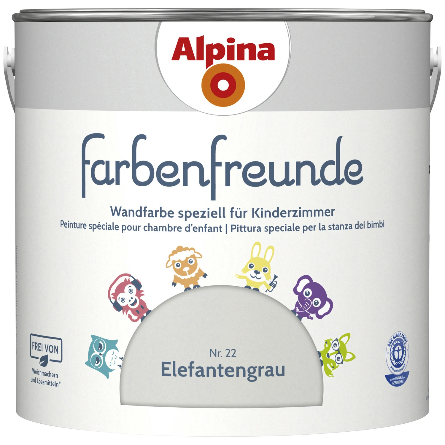 Dispersionsfarbe »Farbenfreunde«, Elefantengrau, matt