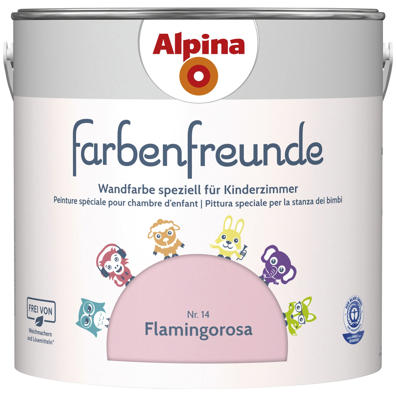 Dispersionsfarbe »Farbenfreunde«, Flamingorosa, matt