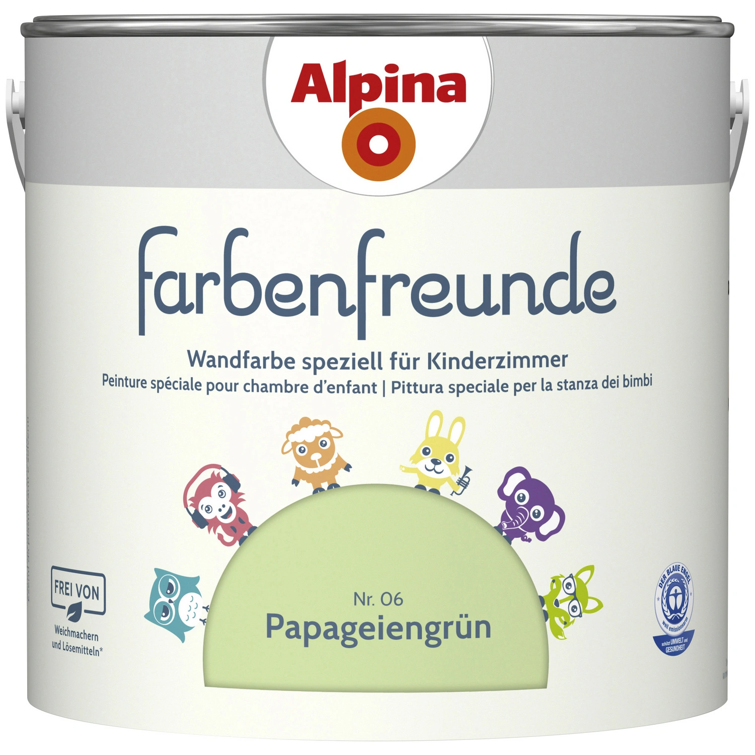 Dispersionsfarbe »Farbenfreunde«, Papageiengrün, matt