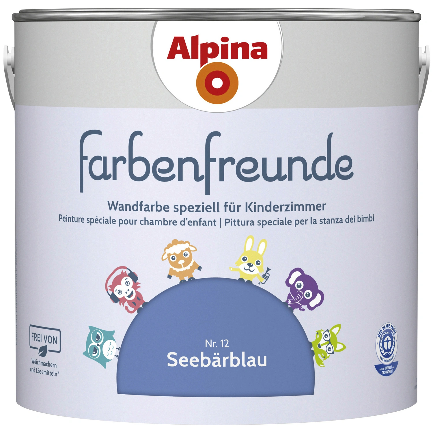Dispersionsfarbe »Farbenfreunde«, Seebärblau, matt
