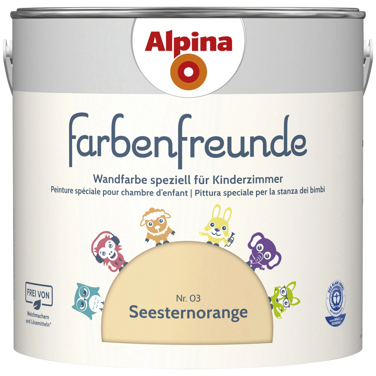 Dispersionsfarbe »Farbenfreunde«, Seesternorange, matt