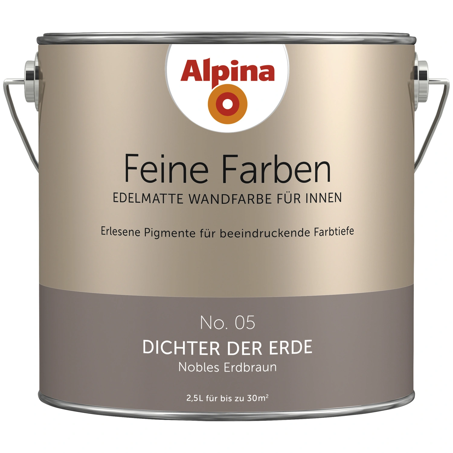 Dispersionsfarbe »Feine Farben«, edelmatt, 2,5 l