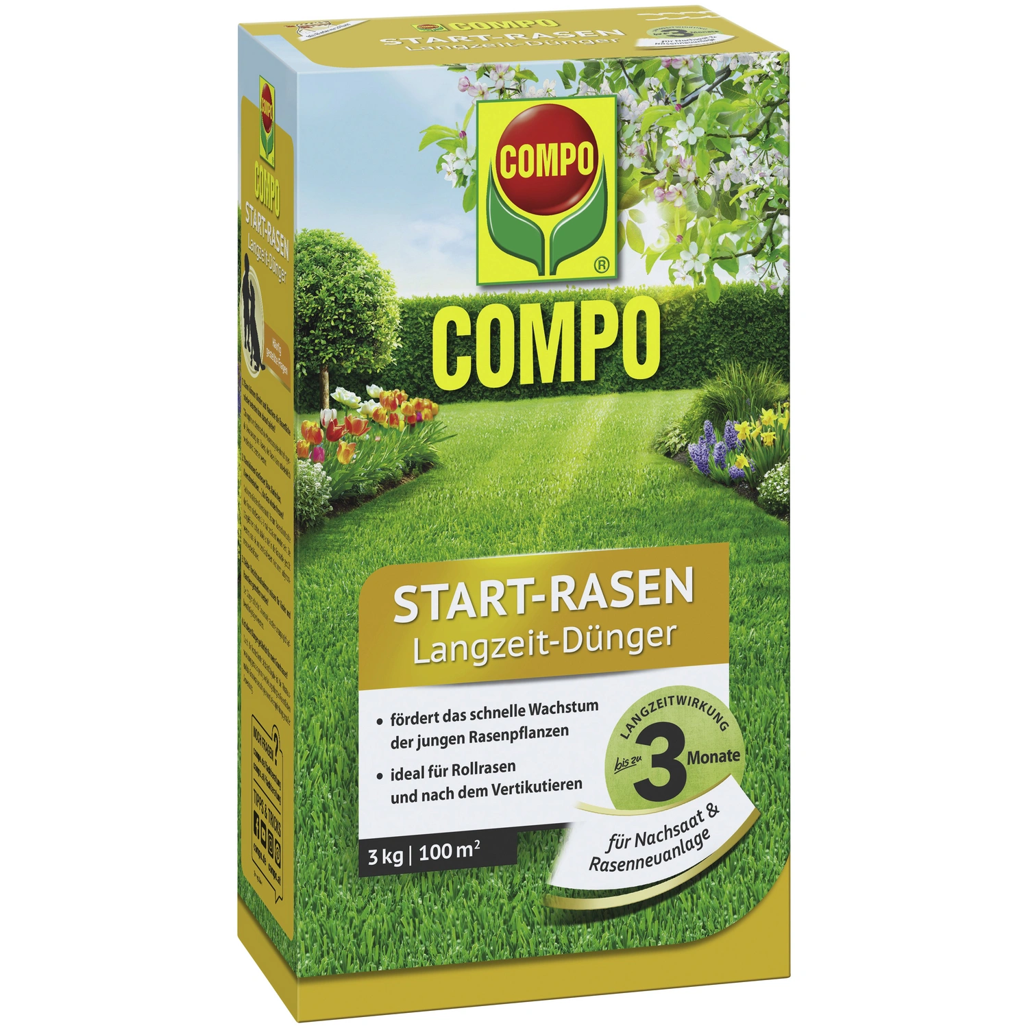 Dünger, 3 kg, für 100 m²