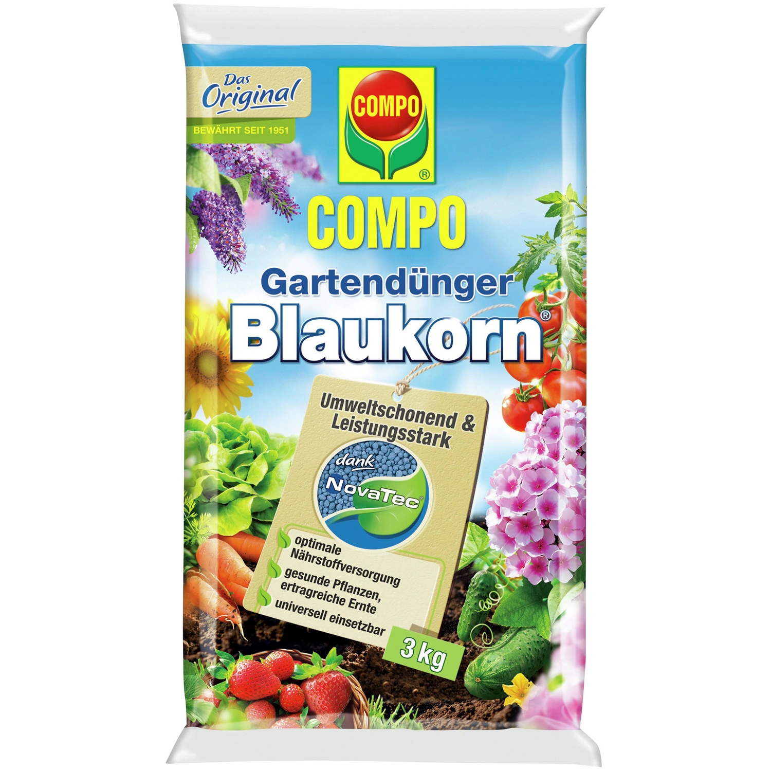 Blaukorn »Blaukorn NovaTec«, 3 kg, schützt vor Nährstoffmangel