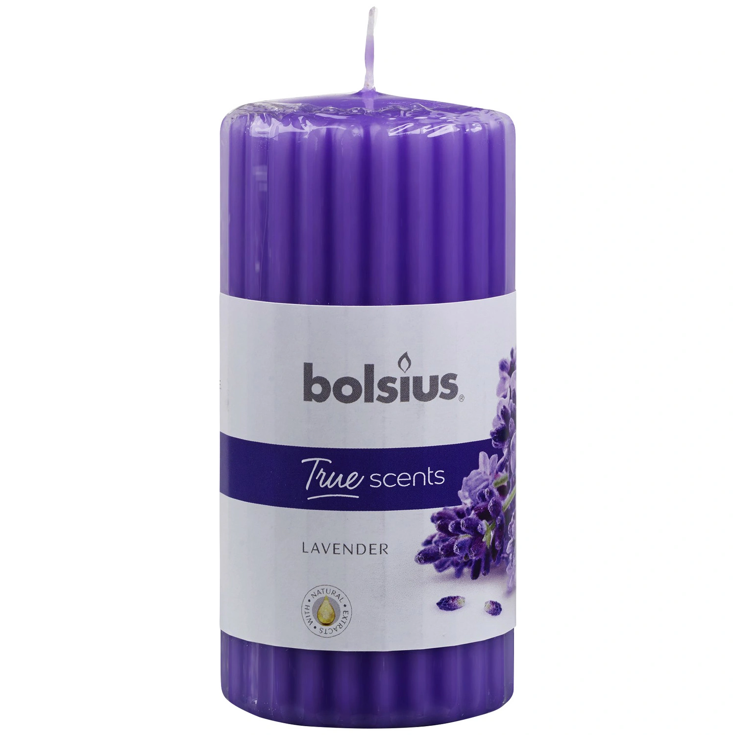 Duft-Stumpenkerze »True Scents«, Lavendel
